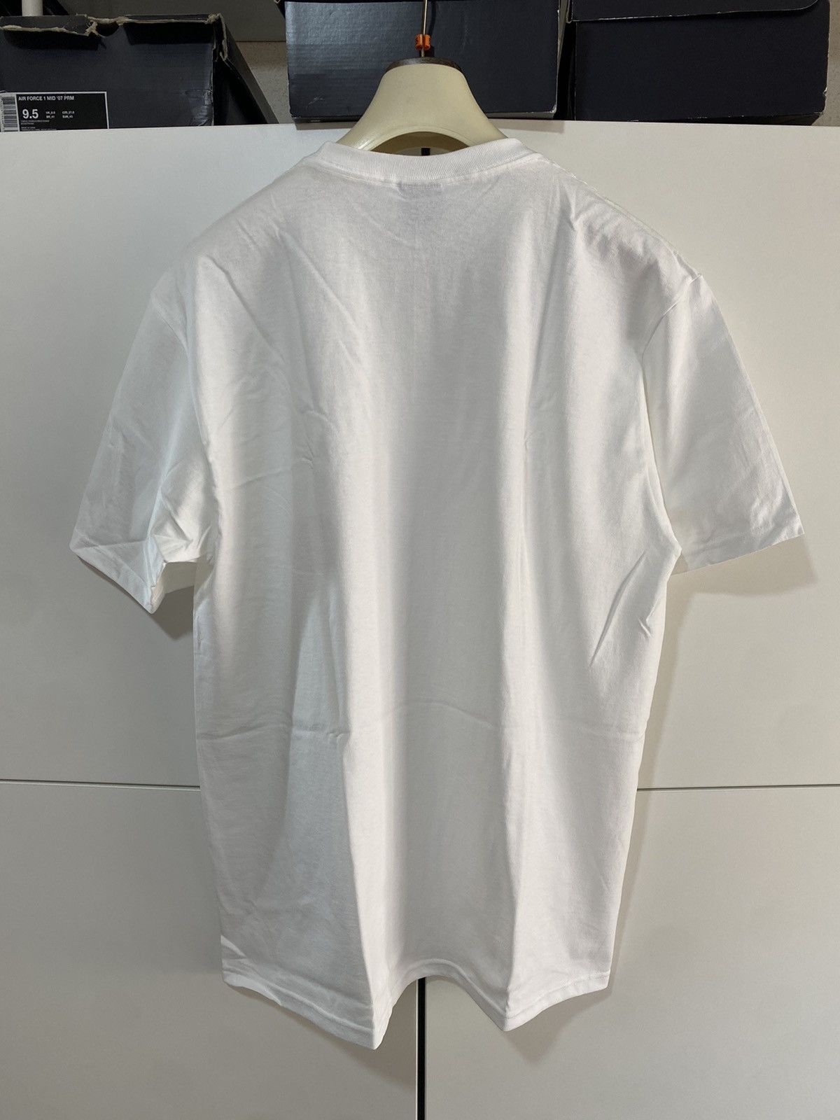 Stussy Stüssy Carton T-shirt, L, white, with print, new with tag Size US L / EU 52-54 / 3 - 9 Thumbnail