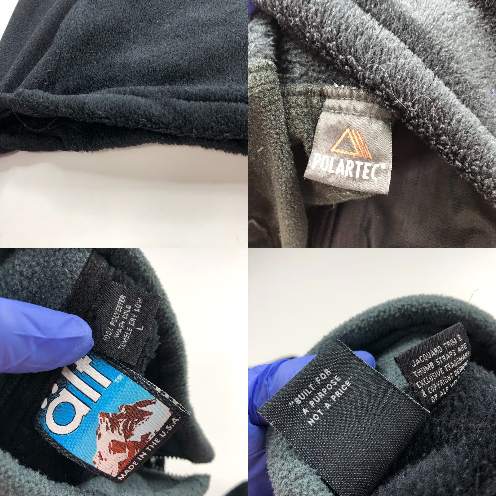 Vintage Kuhl ALF Large Polartec 100% Polyester Full Zip Jacket Black Women Regular Jacket Long Sleeve Mid-Length Size L / US 10 / IT 46 - 9 Thumbnail