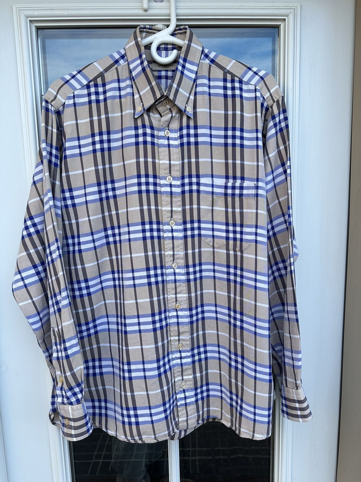 Burberry Burberry Nova Check Plaid Checkered pocket shirt men’s Size US L / EU 52-54 / 3 - 1 Thumbnail
