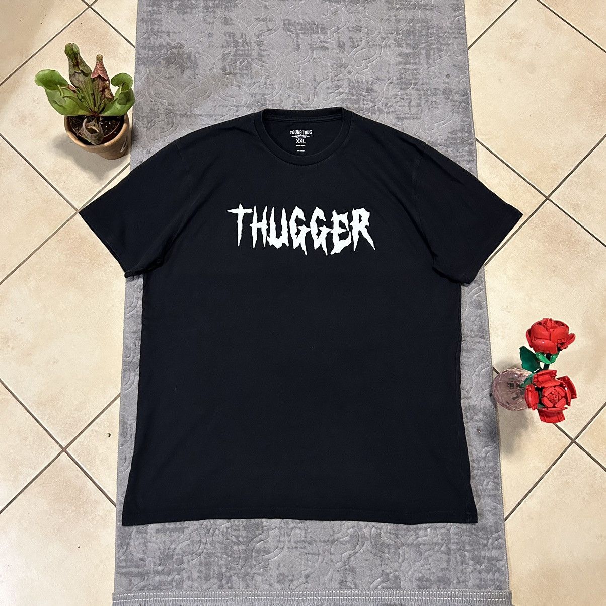 Rap Tees × Young Thug Young Thug tee Thugger black Size US XXL / EU 58 / 5 - 1 Thumbnail