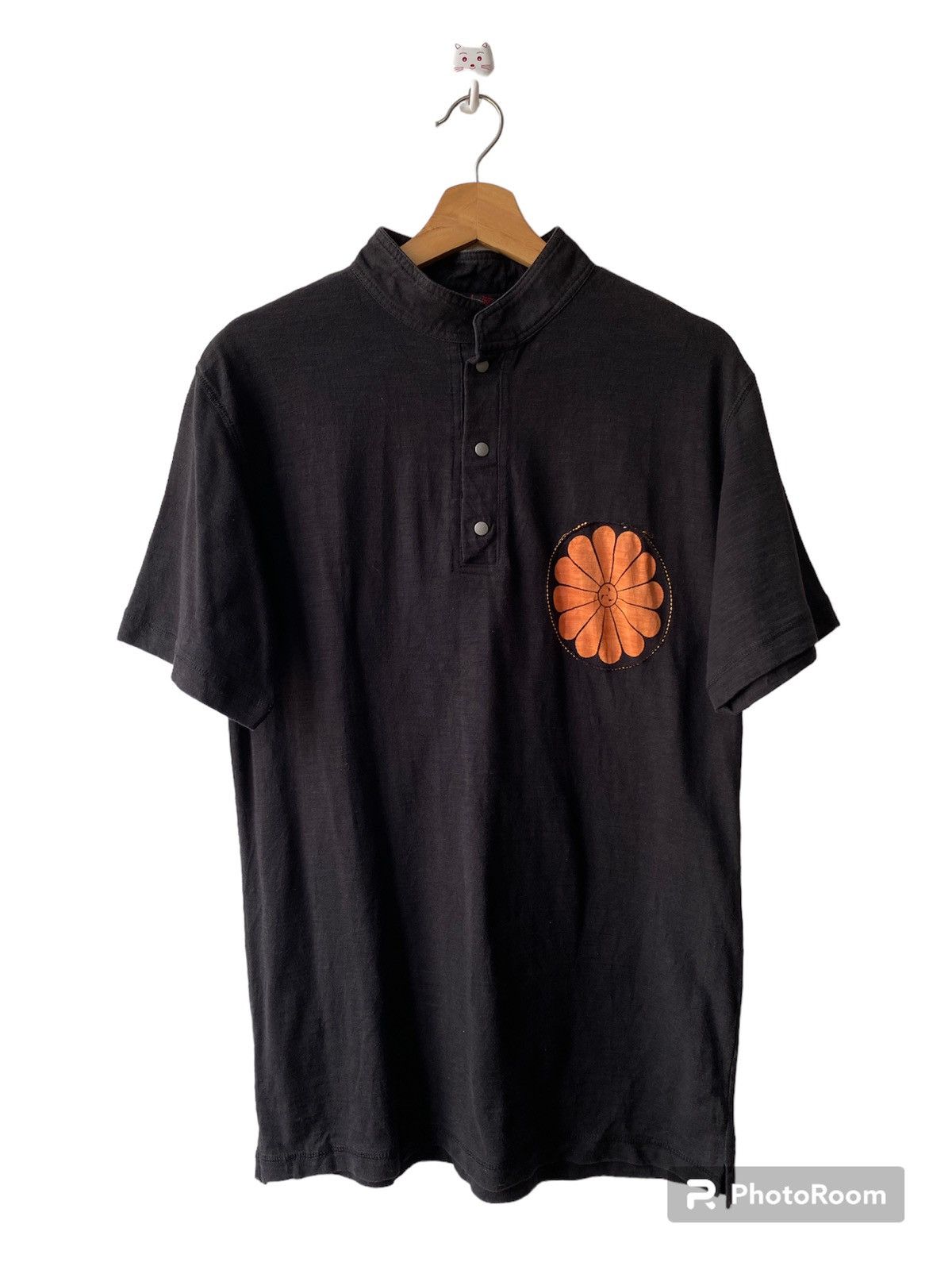 Japanese Brand × Vintage 2000s - Cropped Head Embroidery Design Mount Fuji Tee Size US M / EU 48-50 / 2 - 2 Thumbnail