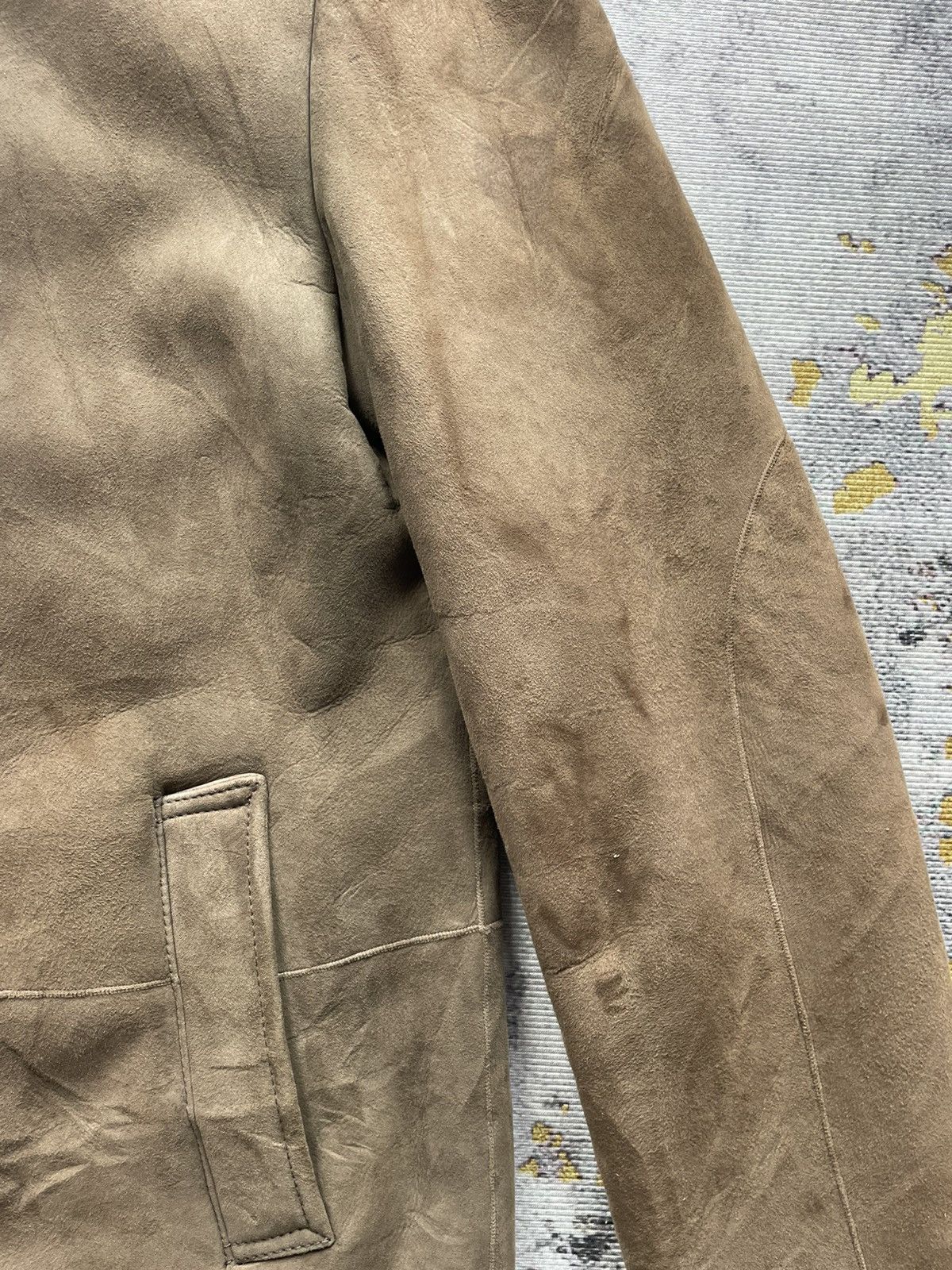 Herno Herno Shearling Leather Double Breasted Coat Size US S / EU 44-46 / 1 - 6 Thumbnail