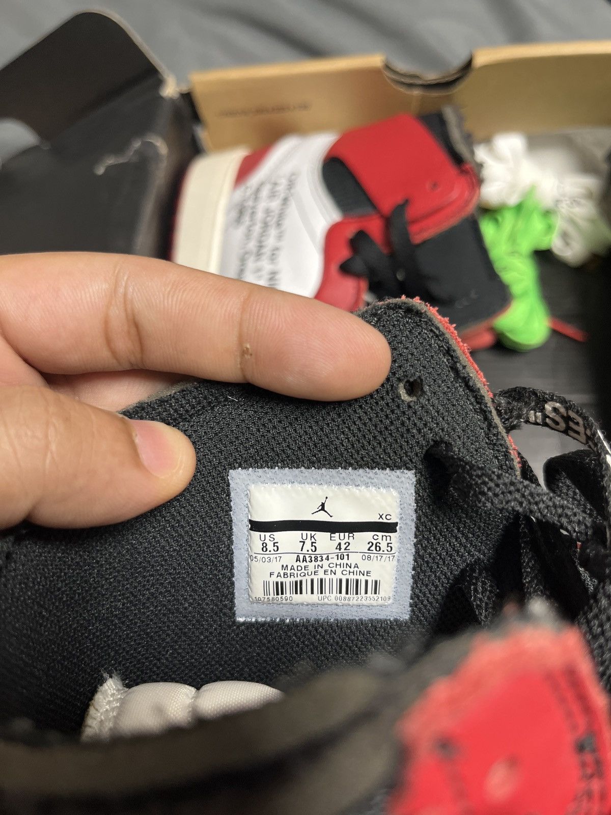 Jordan Brand × Off-White Off white Chicago 1s Size US 8.5 / EU 41-42 - 8 Thumbnail