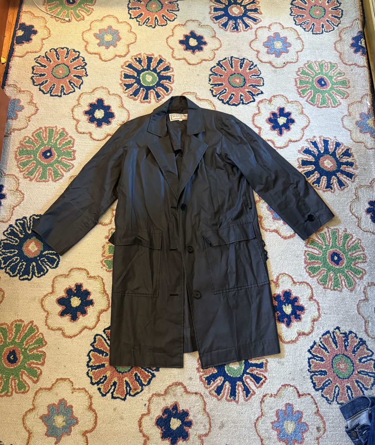 Yves Saint Laurent Yves Saint Laurent Grey Overcoat Size US S / EU 44-46 / 1 - 1 Thumbnail