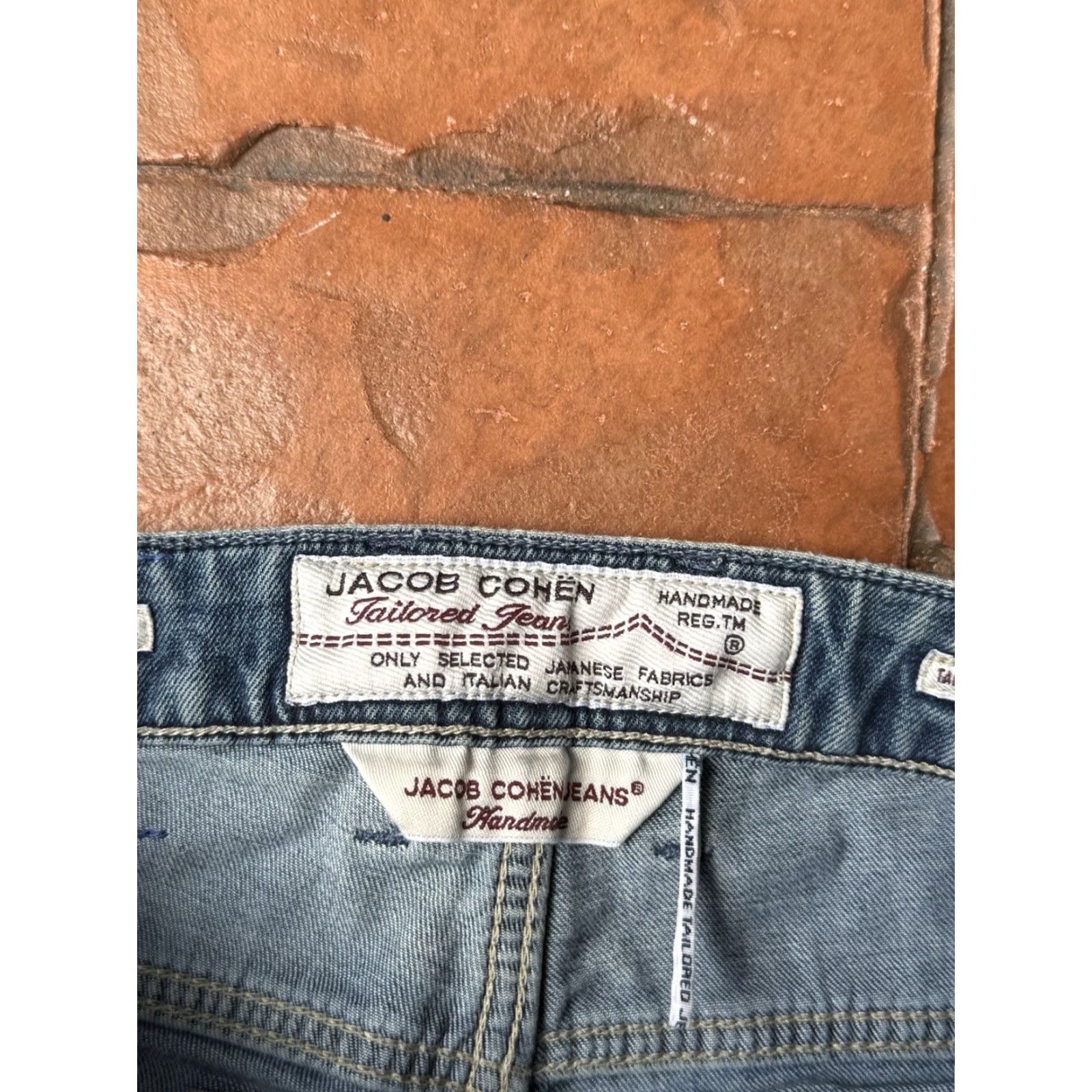 Jacob Cohen VINTAGE Jacob Cohen Italy Handmade Luxury Blue Denim Jeans 36 Slim Men City Logo 27.5 Inseam 5-Pocket Design Size US 36 / EU 52 - 2 Thumbnail