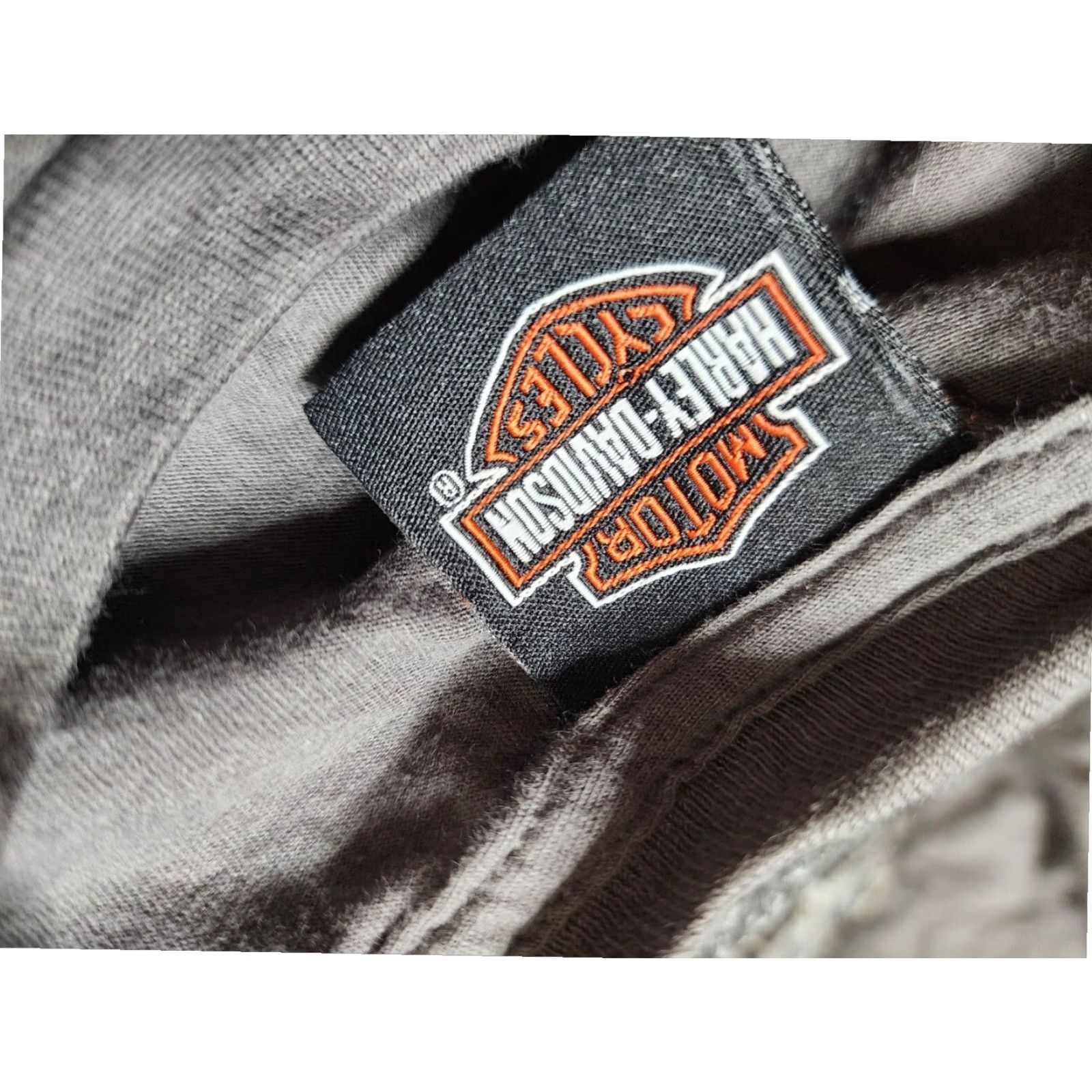 Harley Davidson Harley-Davidson Motorcycle Double Sided Graphic T Shirt Mens Large Gray Size US L / EU 52-54 / 3 - 6 Thumbnail