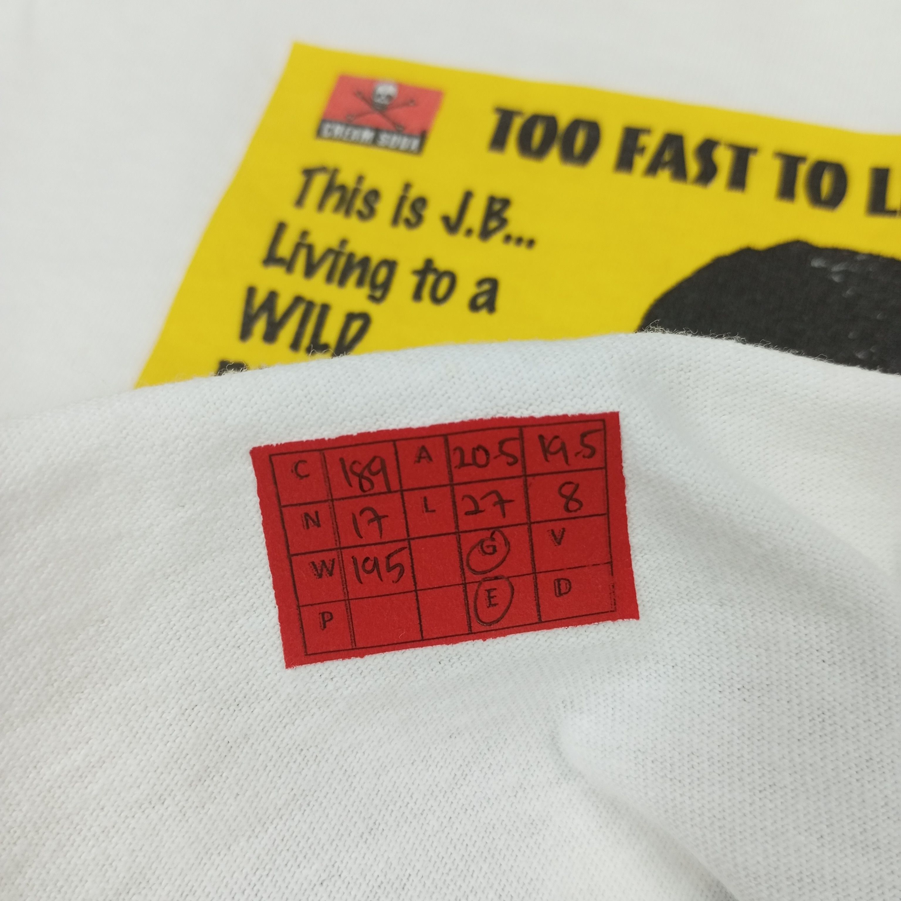 Japanese Brand Cream Soda Rock N Roll Streetwear Vintage Tshirt Size US M / EU 48-50 / 2 - 12 Thumbnail