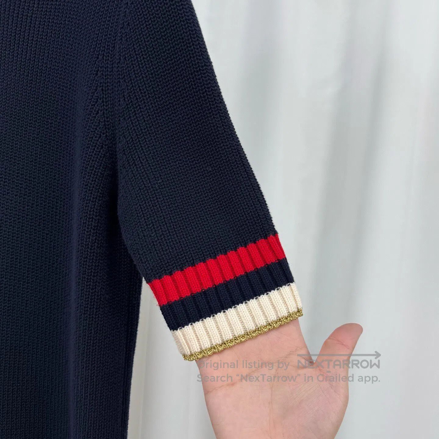 Gucci Guicci Wool Pearl Button Knit Dress| Size S / US 4 / IT 40 - 4 Thumbnail