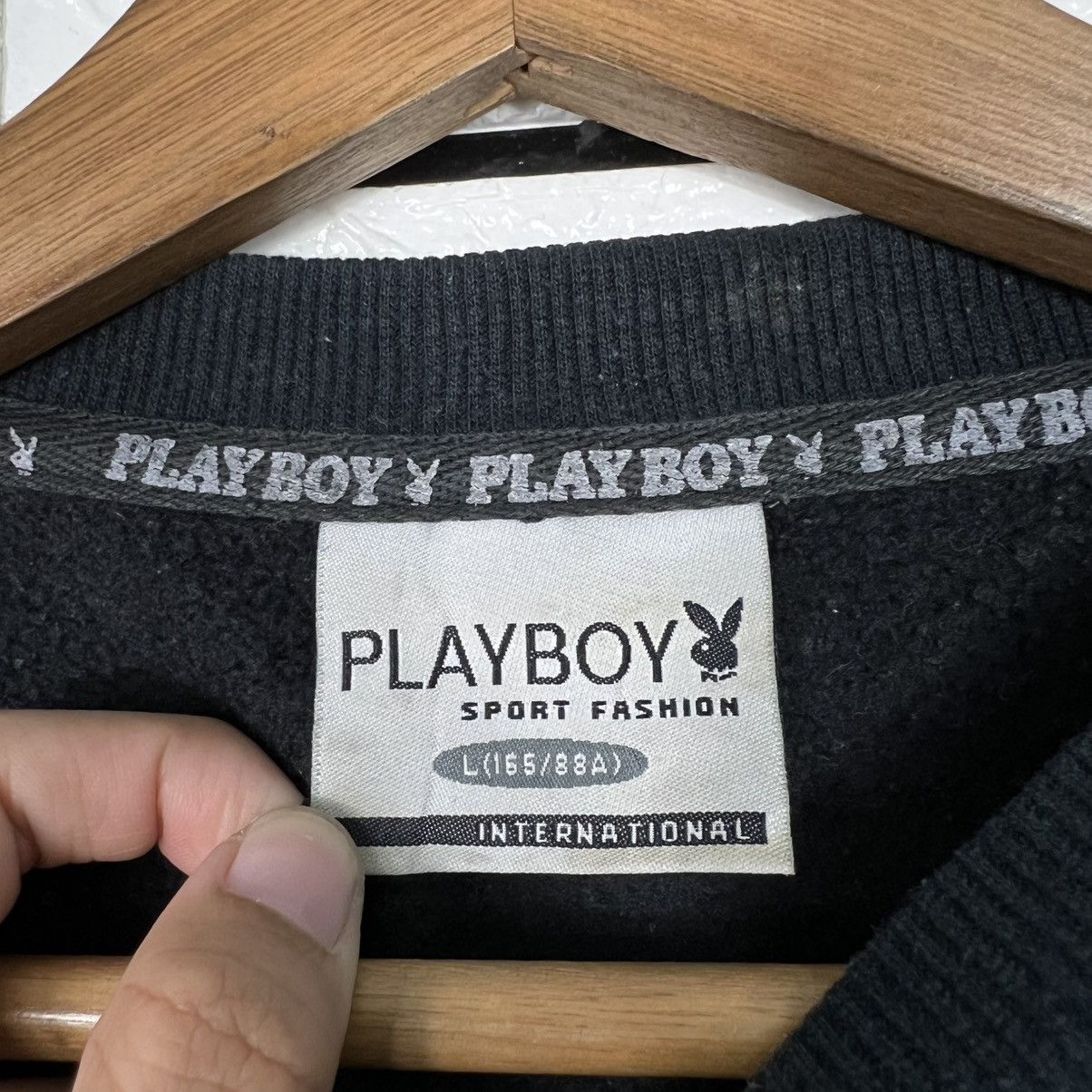 Playboy Vintage PLAYBOY Big Logo Crewneck Sweatshirt #4091-C186 Size US L / EU 52-54 / 3 - 13 Thumbnail