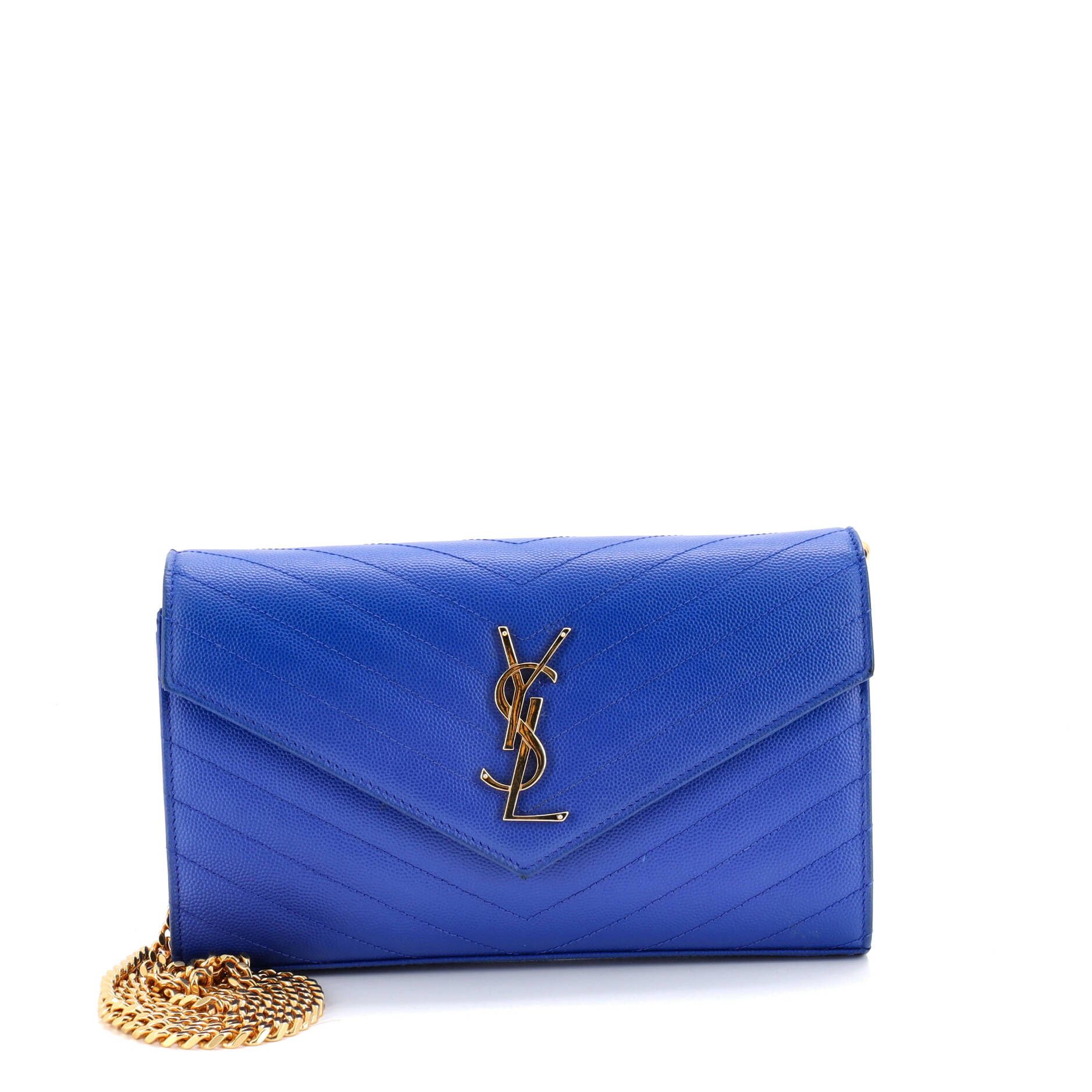 Saint Laurent Paris Classic Monogram Wallet on Chain Size ONE SIZE - 1 Thumbnail