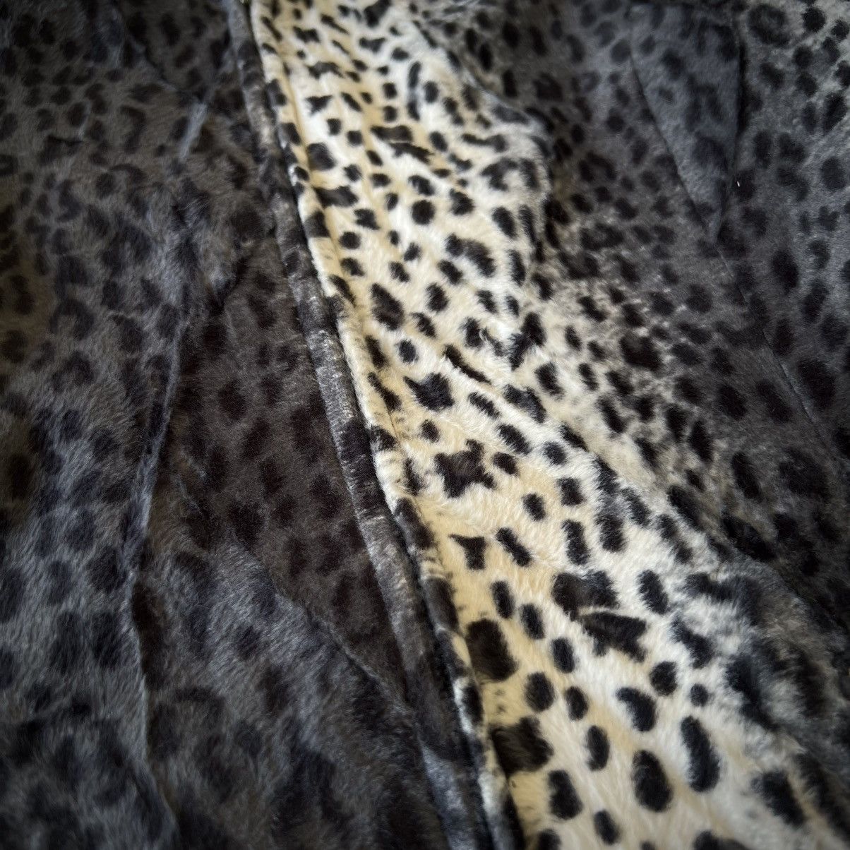 Japanese Brand Mon Refrain Japan Leopard Pattern Fur Jacket Y2K Size S / US 4 / IT 40 - 4 Thumbnail