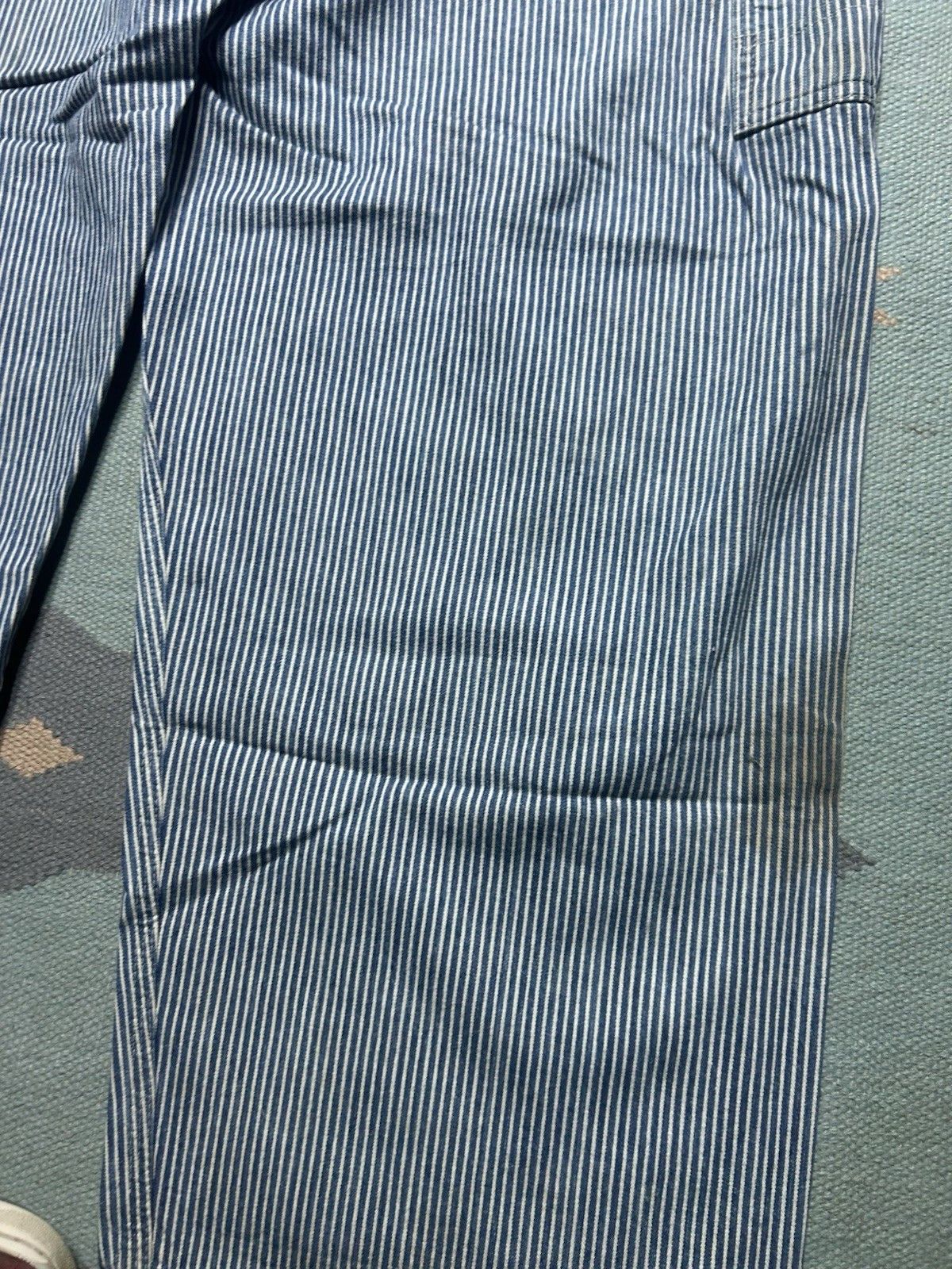 Vintage Vtg Oshkosh overalls hickory engineer stripe vestbak 50x30 Size US 44 / EU 60 - 12 Thumbnail