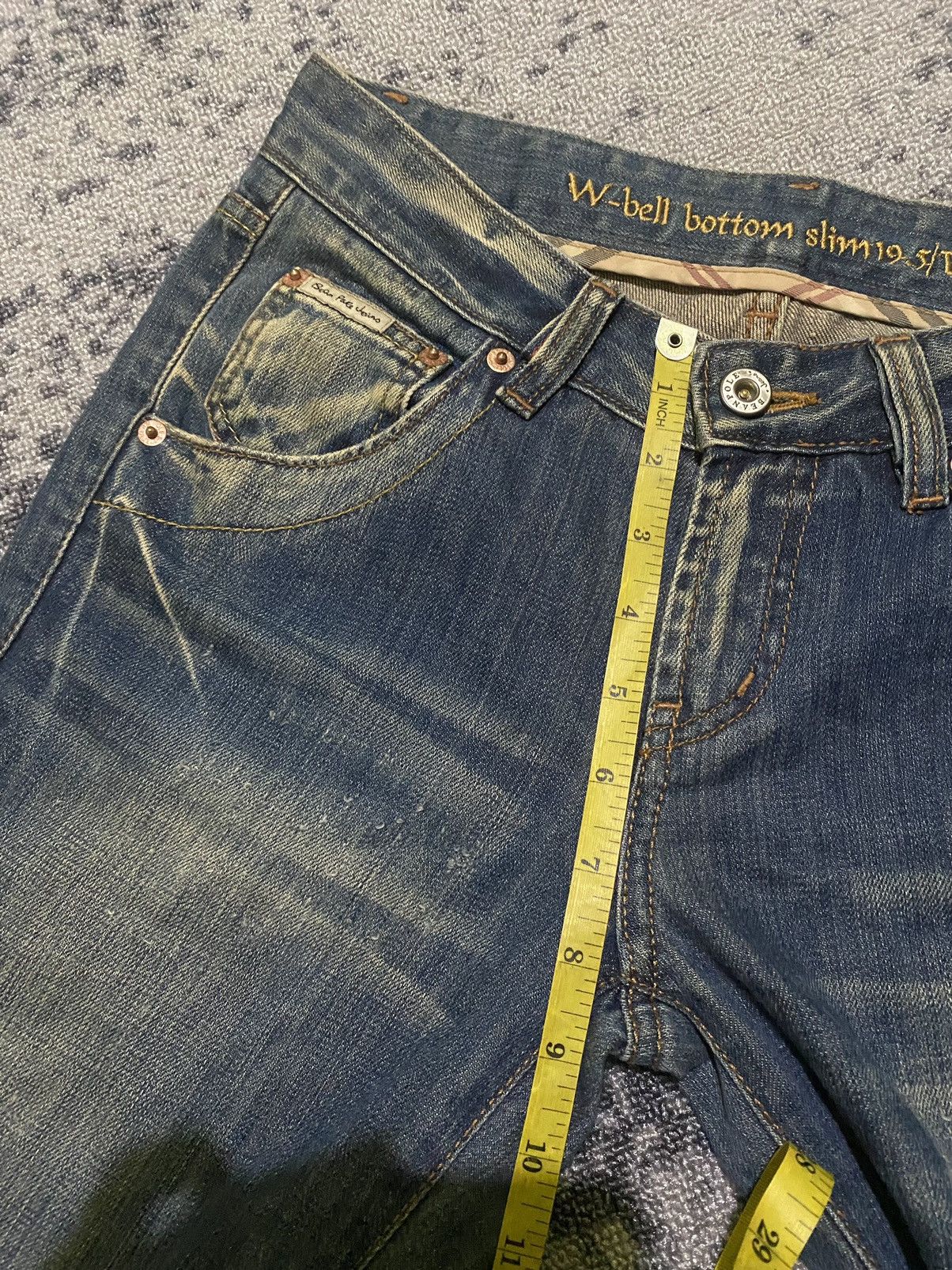 Hysteric Glamour × If Six Was Nine × Japanese Brand Y2k Bean pole ifsixwasnine bootcut jeans Size US 29 - 13 Thumbnail