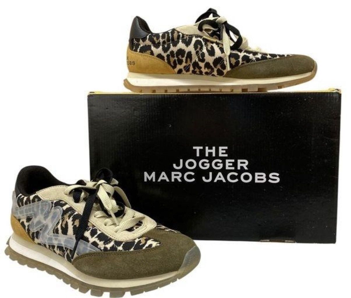Marc Jacobs MARC JACOBS LEOPARD PRINT JOGGER SNEAKER, BRAND NEW Size US 10 / IT 40 - 5 Thumbnail