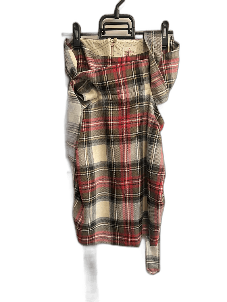 Vivienne Westwood Vivienne Westwood Wool Plaid Midi Skirt - dmc Size 26" / US 2 / IT 38 - 1 Thumbnail