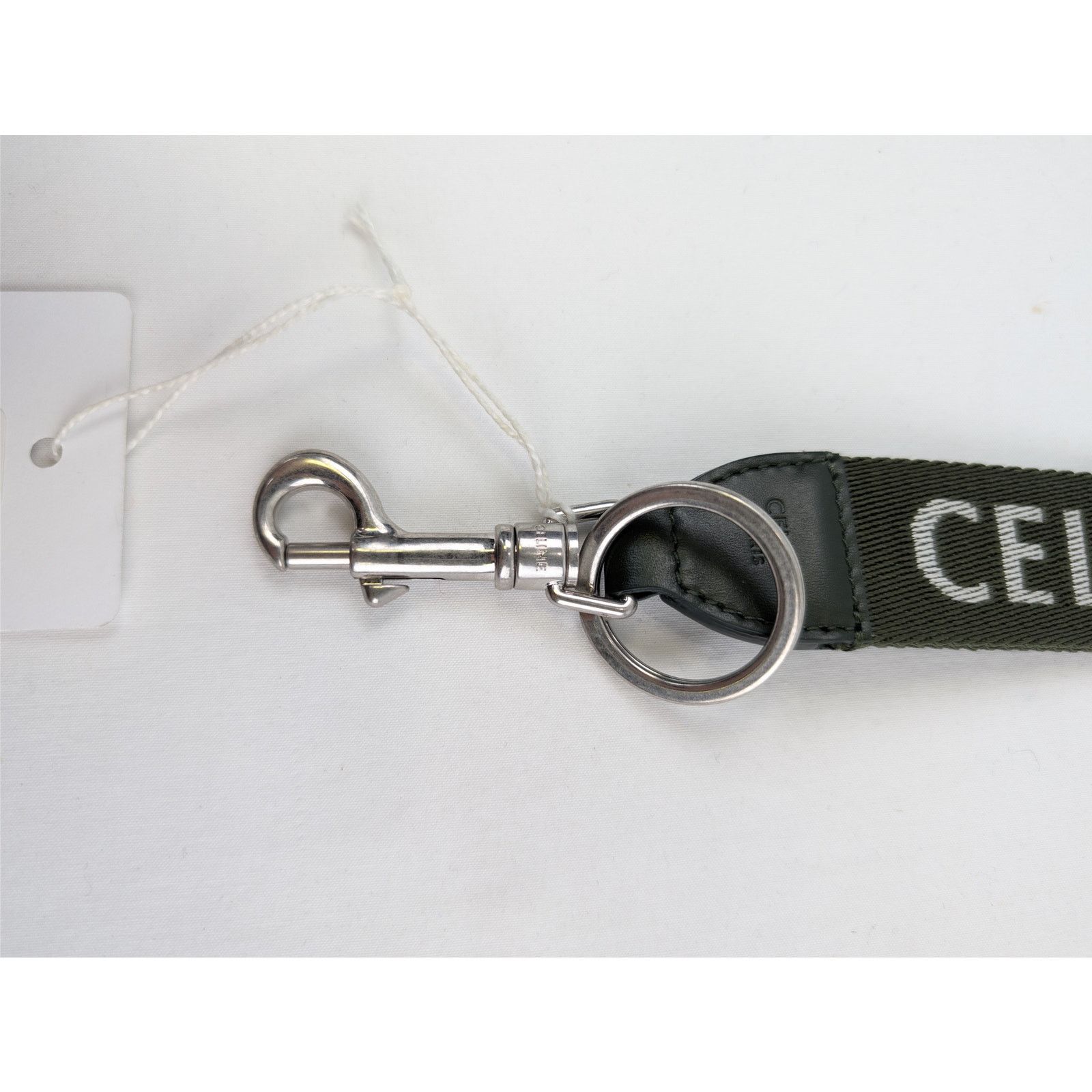 Celine o1rshd1 Size: OS / Leather Strap Keyring in Khaki Size ONE SIZE - 5 Thumbnail