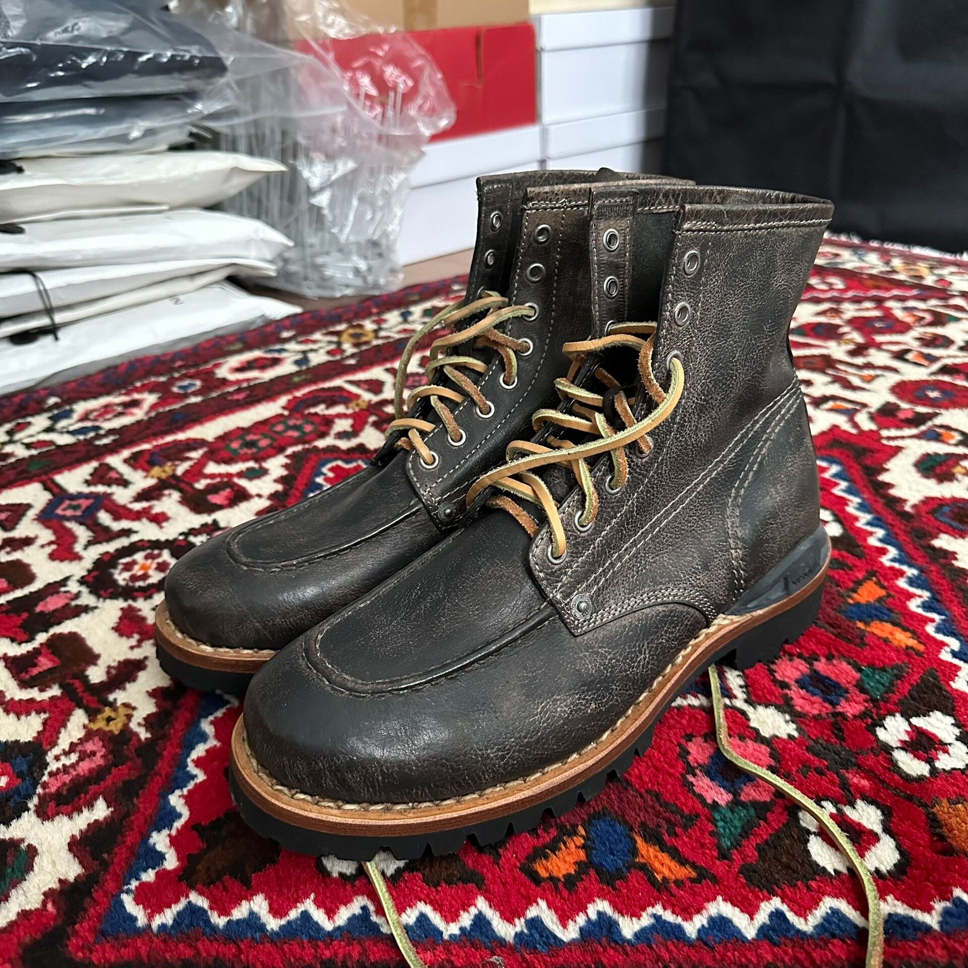 Visvim Visvim Vanguard Boots Folk Gray | Grailed