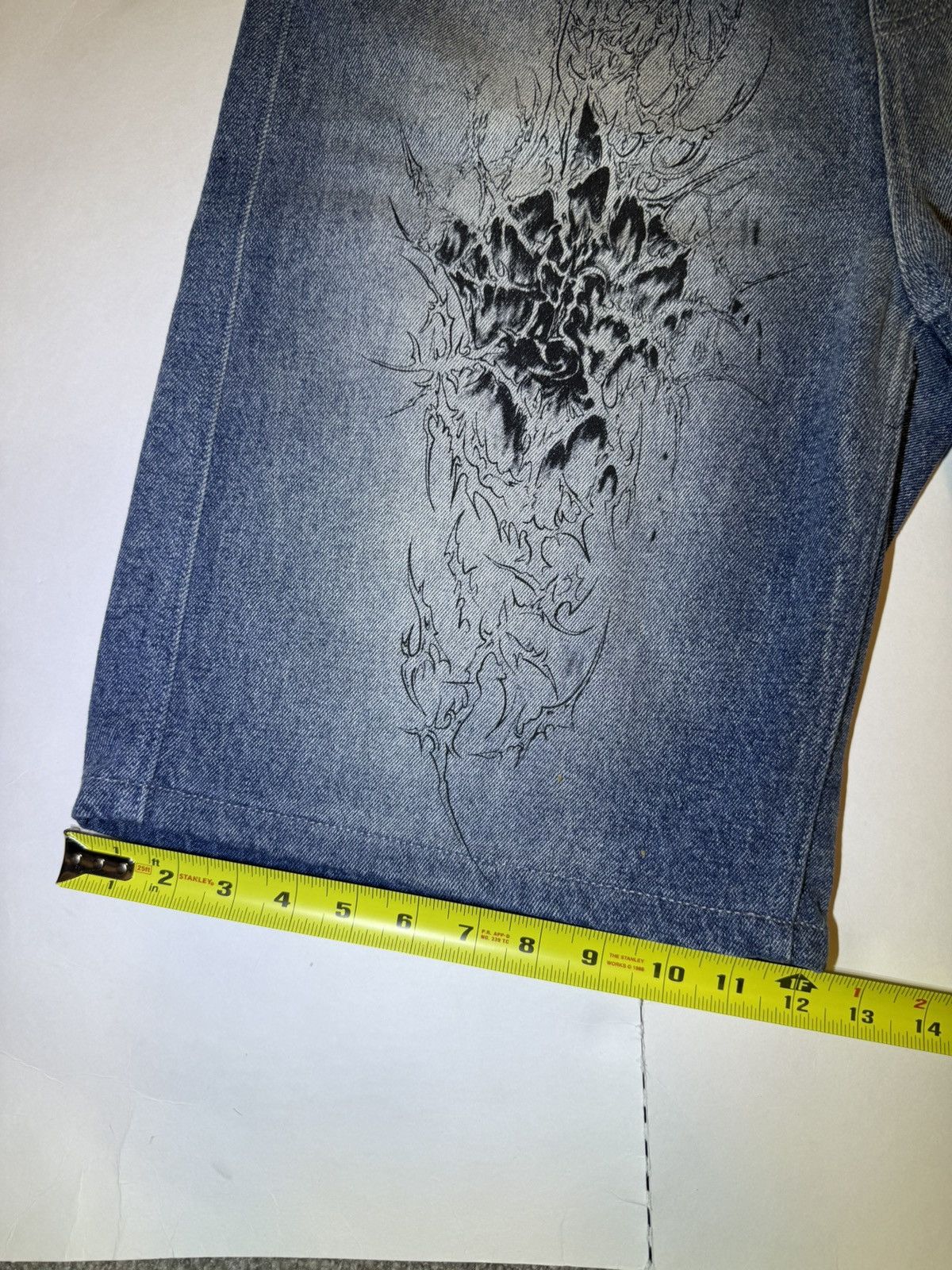 Revenge Revenge ARANEAE DENIM SHORTS VINTAGE INDIGO LARGE (32) Size US 32 / EU 48 - 15 Thumbnail