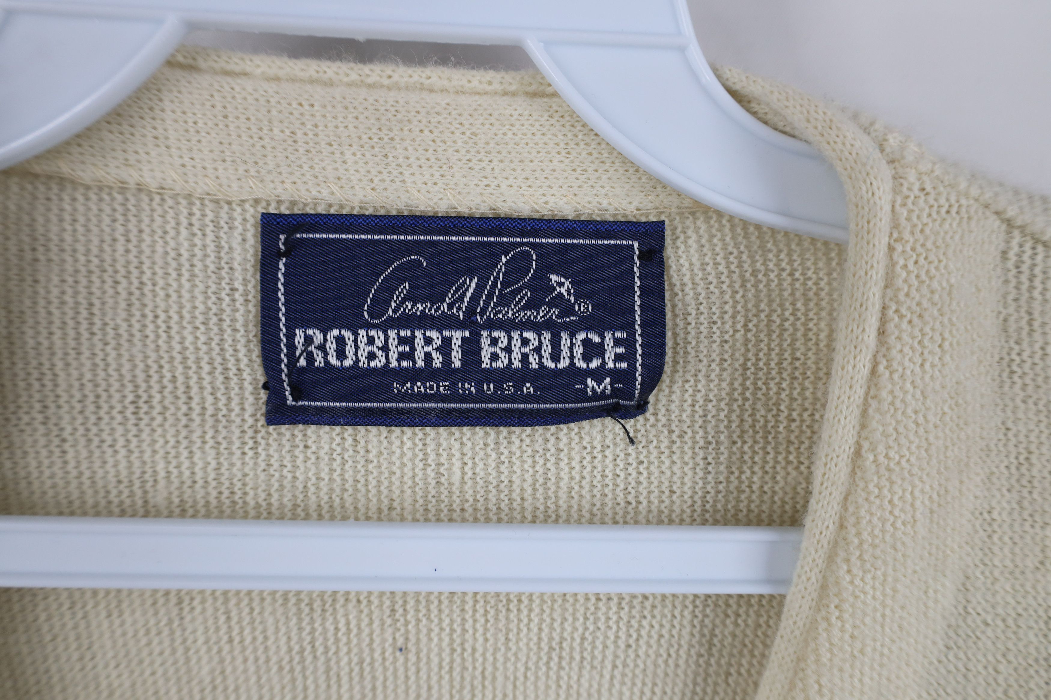 Vintage Vintage 70s Streetwear Button Cardigan Sweater Beige USA Size US M / EU 48-50 / 2 - 8 Thumbnail