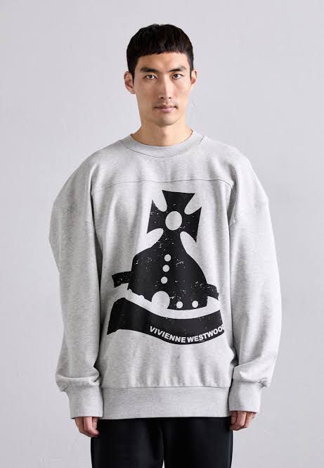 Vivienne Westwood Vivienne Westwood Sunken Orb Sander Sweatshirt Grey Large Size US L / EU 52-54 / 3 - 3 Thumbnail