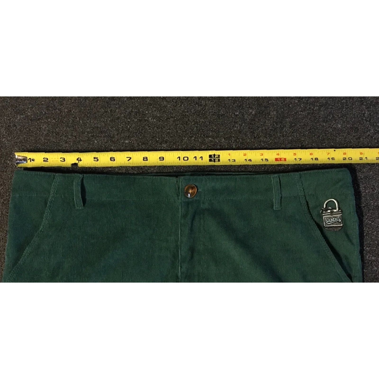 Vintage VINTAGE Snack Skateboards Unlock Corduroy Cargo Pants XXL Polar Skate Co Mens 2XL Green Cargo Pants 80s 90s Skateboarding Big Boy TOA GX1000 Size US 39 - 7 Thumbnail