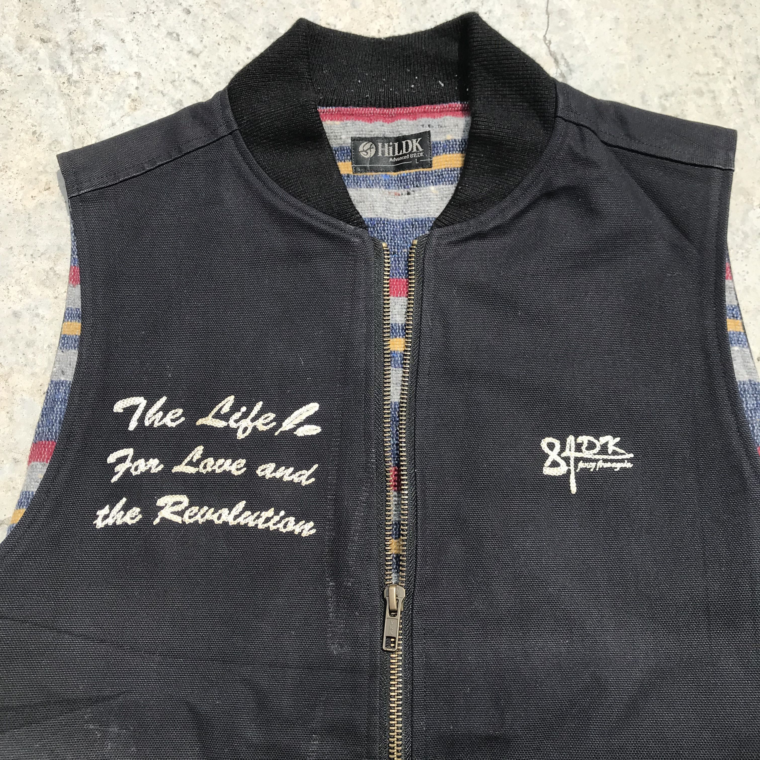 Japanese Brand Japanese Rugged Vest Hildk 81Dk FFA TYPEFONT Biker America Size US L / EU 52-54 / 3 - 14 Thumbnail
