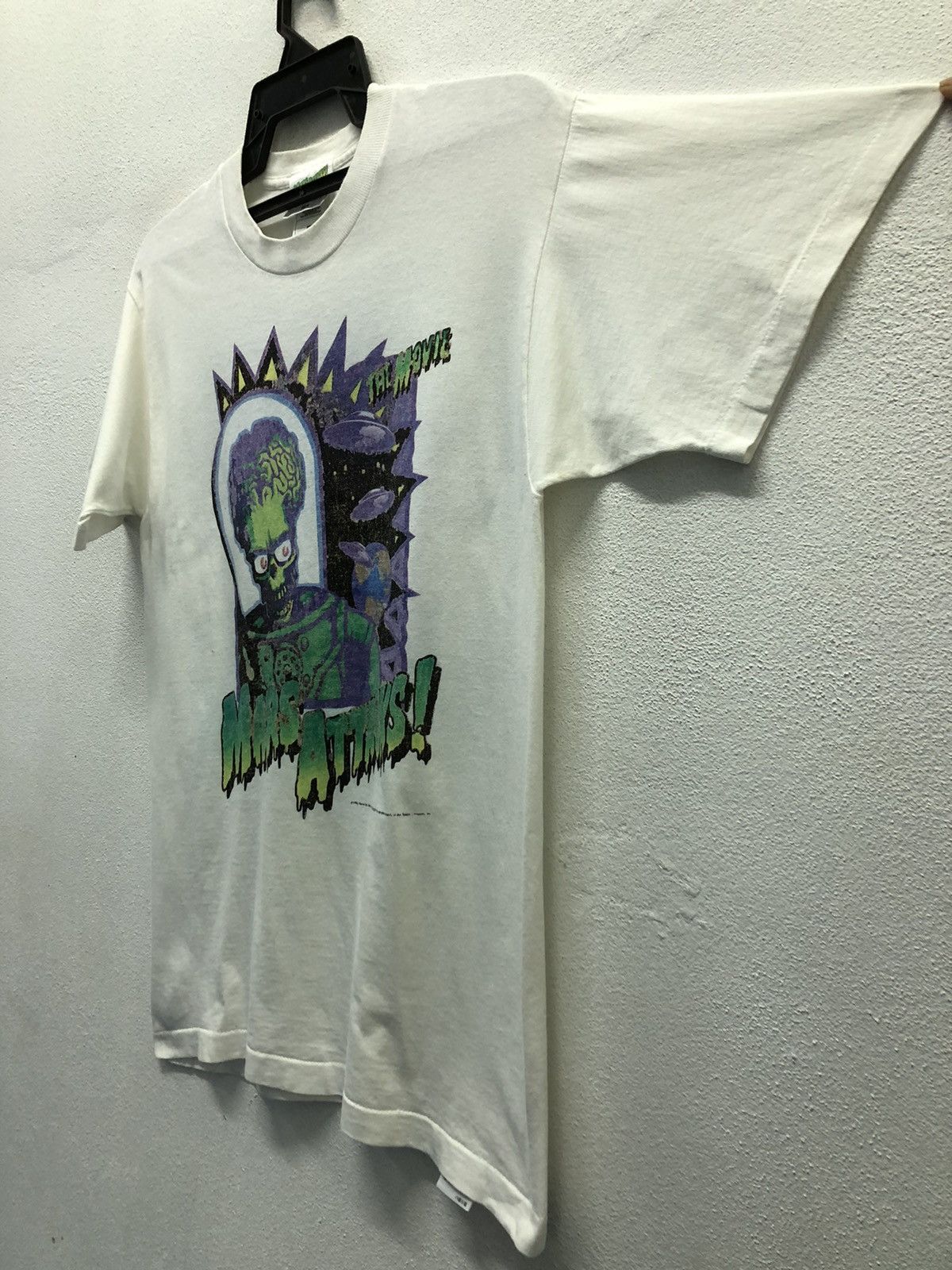 Warner Bros Vintage 1996 Warner Bros Mars Attacks The Movie T-Shirt Size US M / EU 48-50 / 2 - 6 Thumbnail