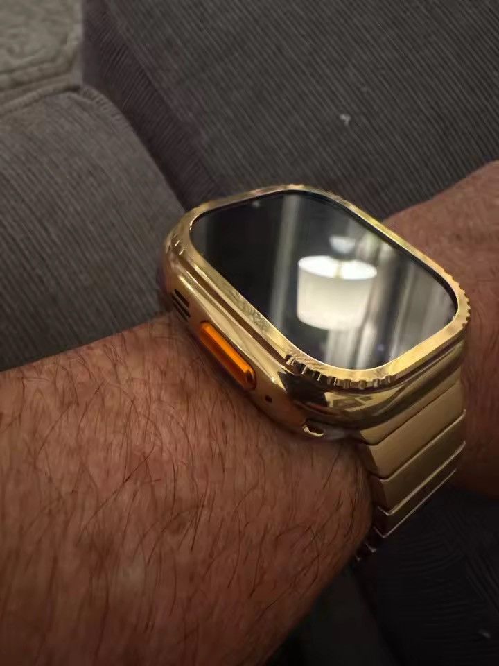 Jewelry Case+Strap for Apple Watch Band- Gold- 49 Mm Size ONE SIZE - 3 Thumbnail