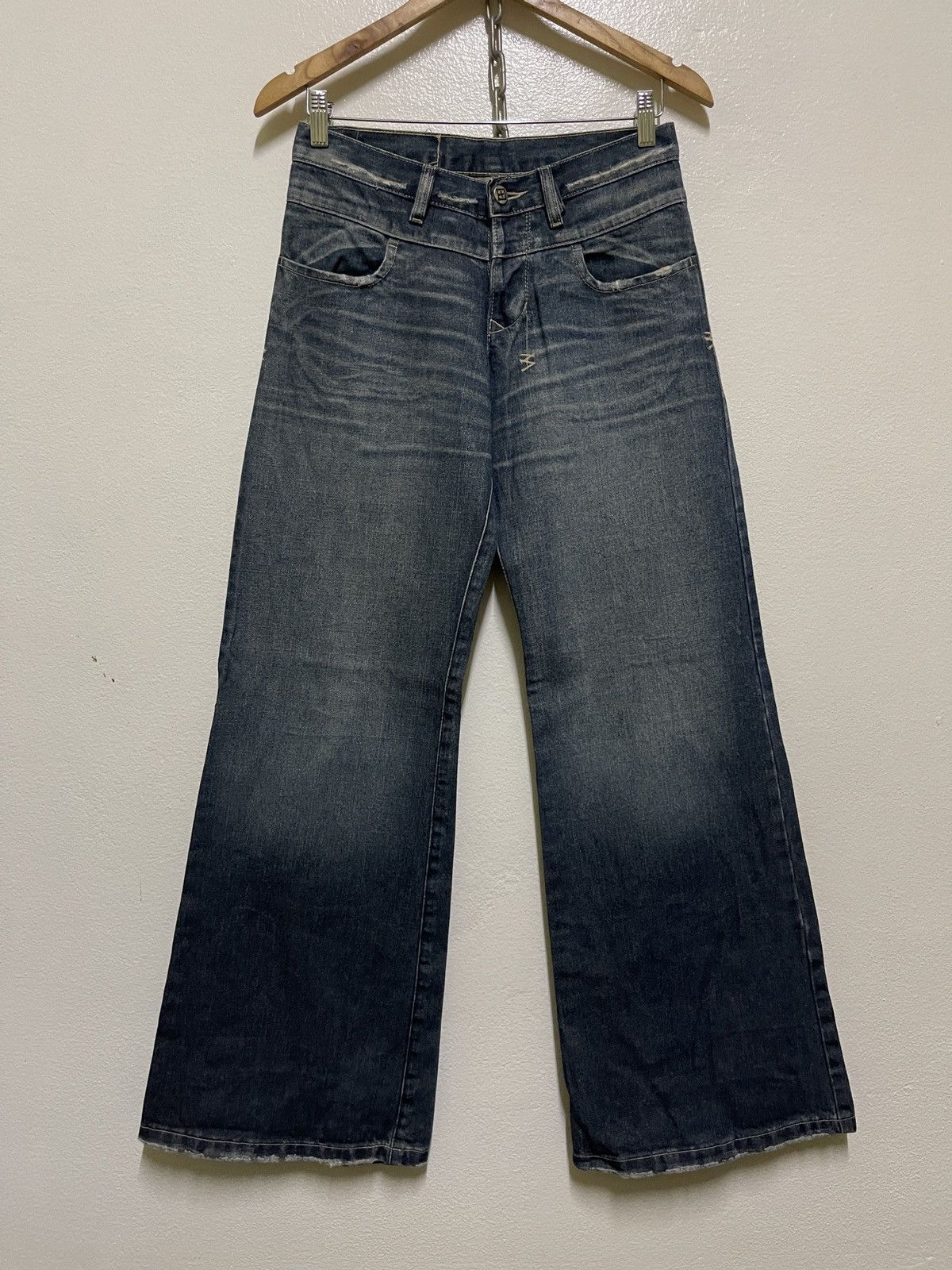 Ksubi Ksubi Wide Leg Vintage Wash Jeans Size 28" / US 6 / IT 42 - 1 Thumbnail