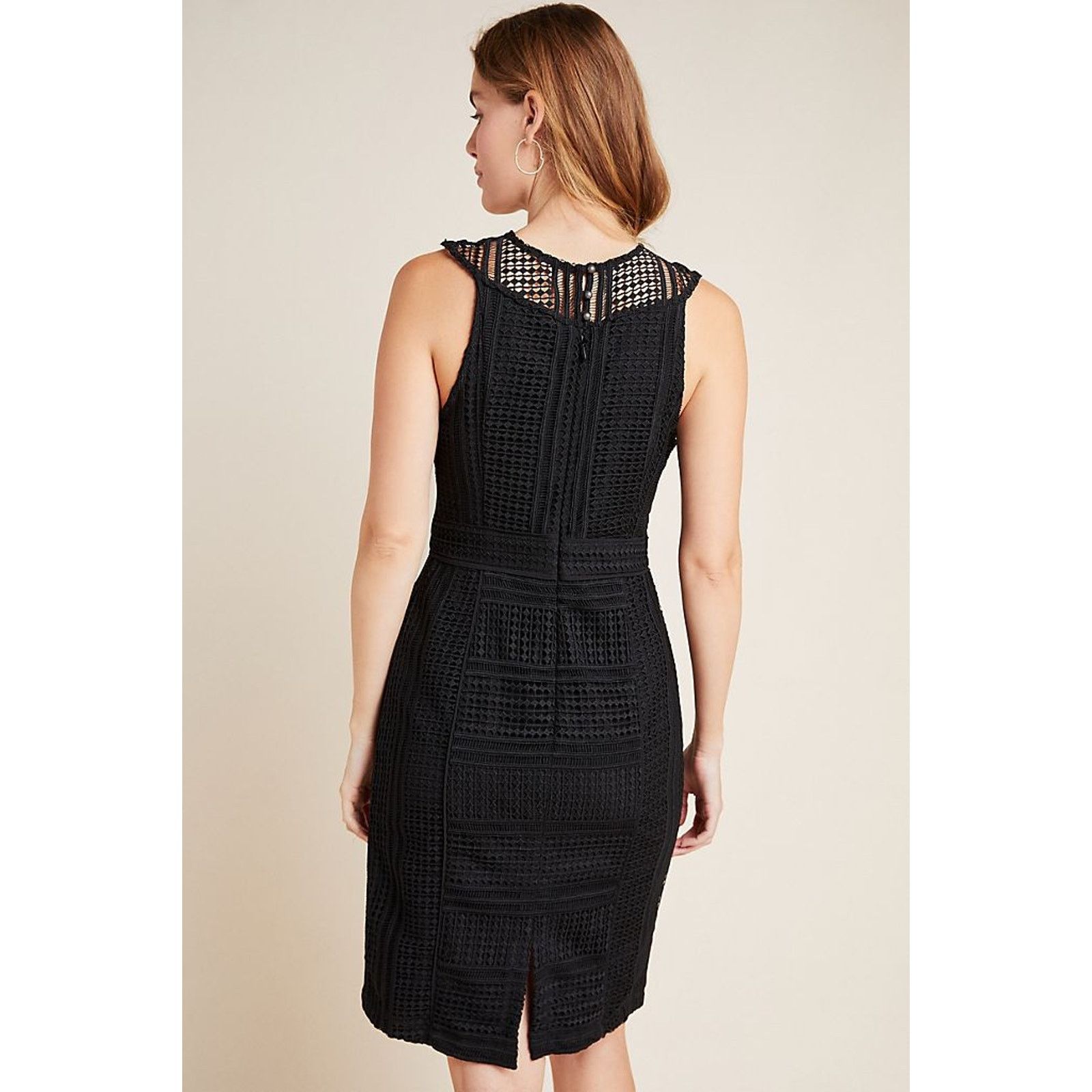 New Anthropologie Dylan Embroidered Lace Mini Dress $220 LBD