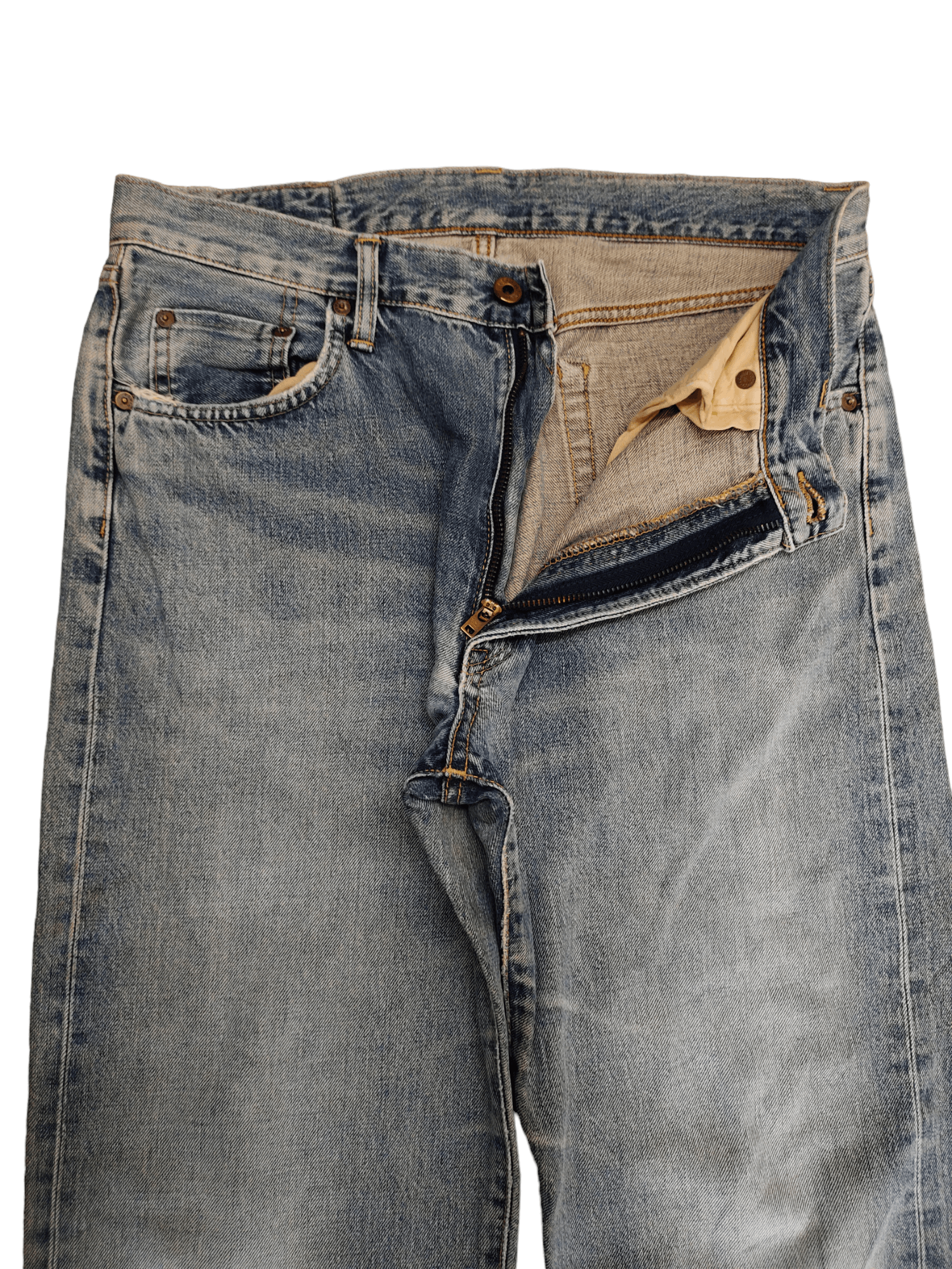 Edwin 90s Edwin 505XX Distress Selvedge Jeans Undercover Design Size US 33 - 11 Thumbnail