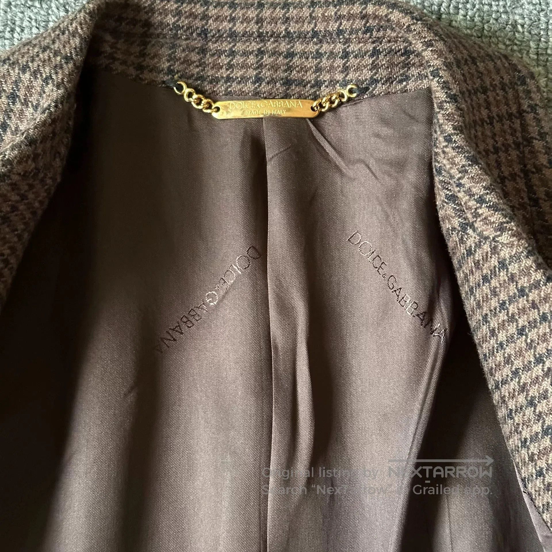 Dolce & Gabbana Dolce Gabbana Houndstooth Wool Blazer. Size US M / EU 48-50 / 2 - 7 Thumbnail