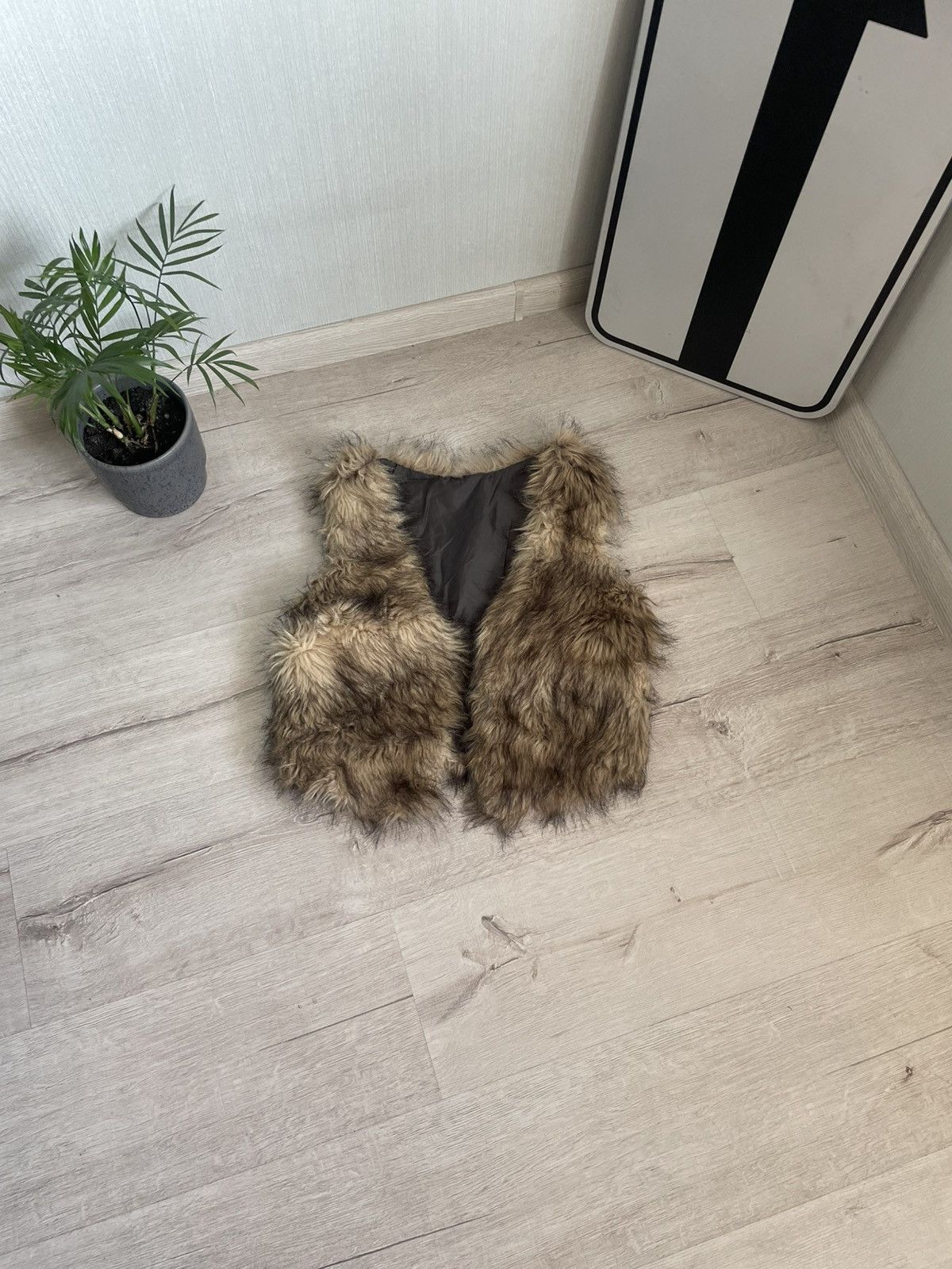 If Six Was Nine × Japanese Brand Vintage Avant Garde Mink Fur Vest Coat Fluffy Mohair Y2k Size M / US 6-8 / IT 42-44 - 1 Thumbnail