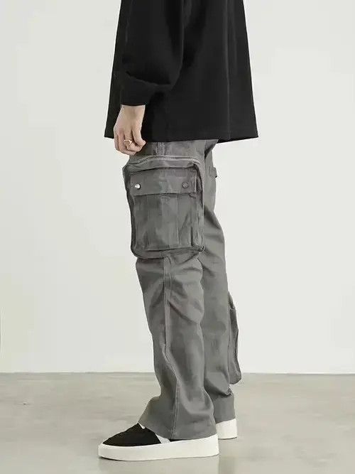 Japanese Brand × Jean multi function pocket flared utility tactical cargo pants Size US 36 / EU 52 - 3 Thumbnail