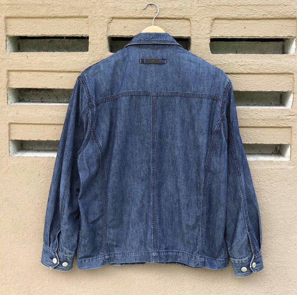 Vintage Vintage Crocodile Denim Zipper Jacket Size US M / EU 48-50 / 2 - 2 Thumbnail