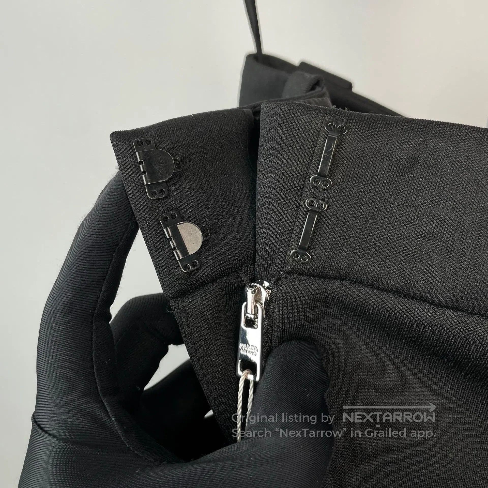 Other Prada Black Classic Triangular Logo Cycling Shorts| Size US 38 / EU 54 - 4 Thumbnail