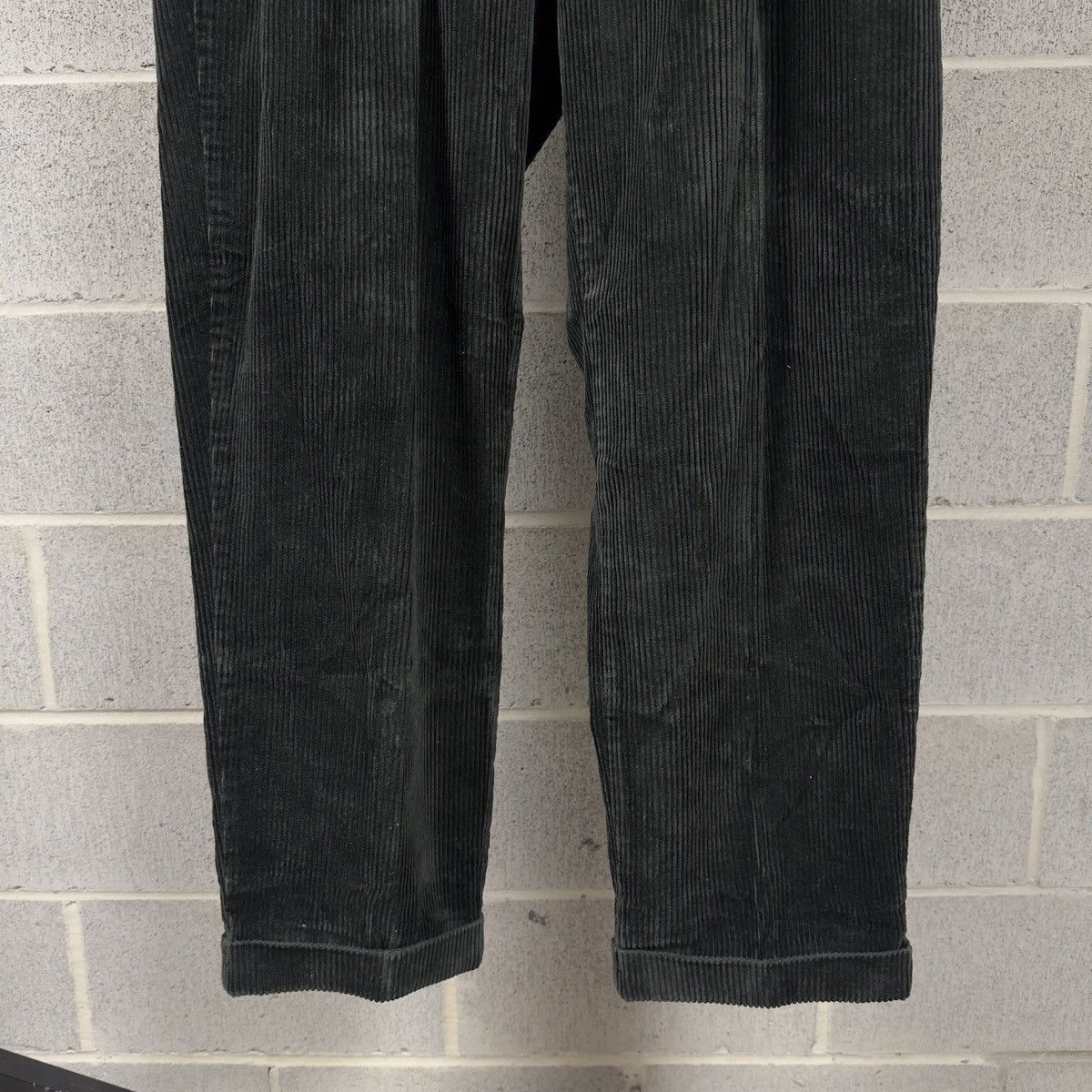 Gap Vintage Dark Green Corduroy Gap Baggy Pleated Wide Leg Pants Size US 36 / EU 52 - 6 Thumbnail