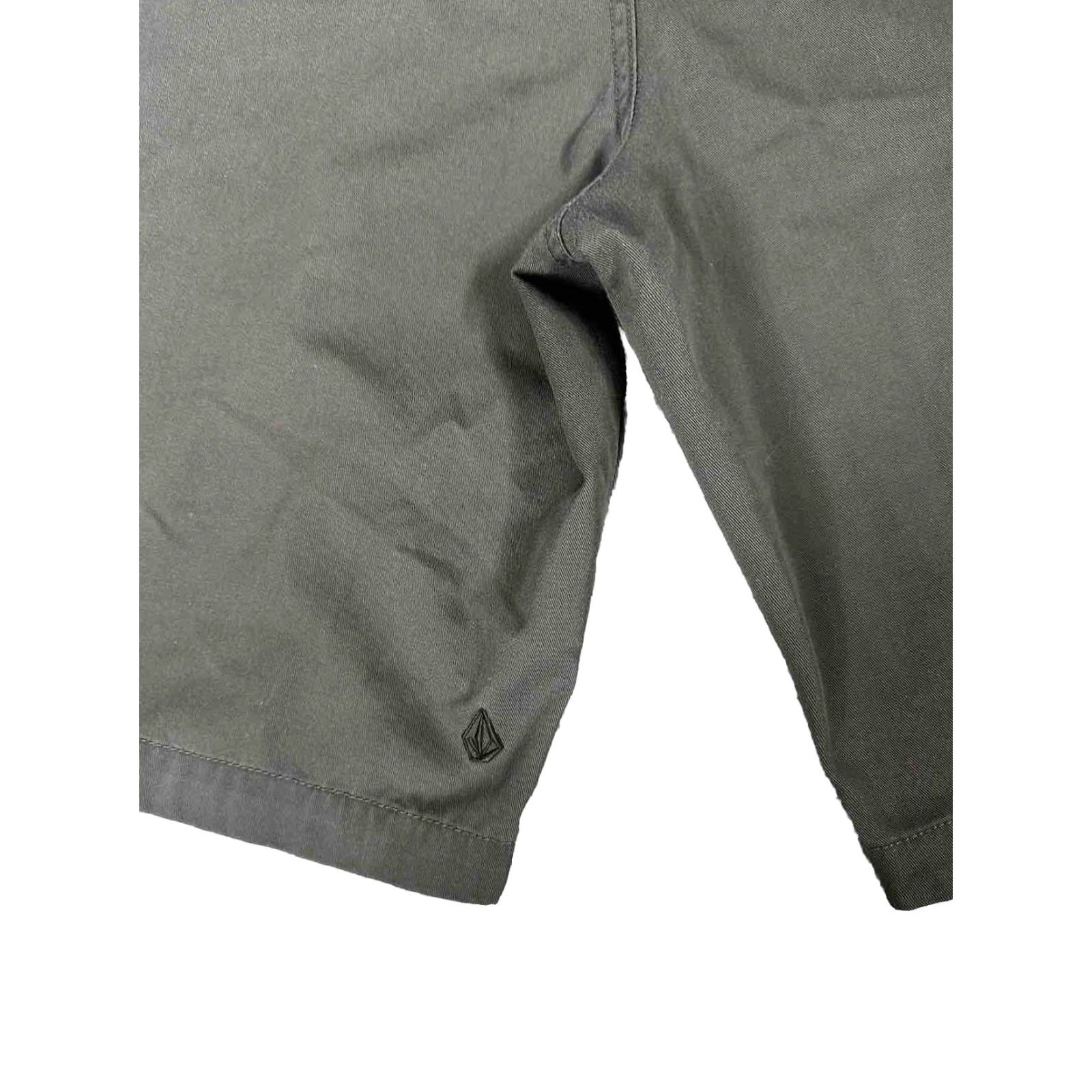 Volcom Volcom Men’s Volcano Chino Shorts Brown 34 Regular Stretch Inseam 10 Modern Beach Skate Surf Size US 34 / EU 50 - 4 Thumbnail