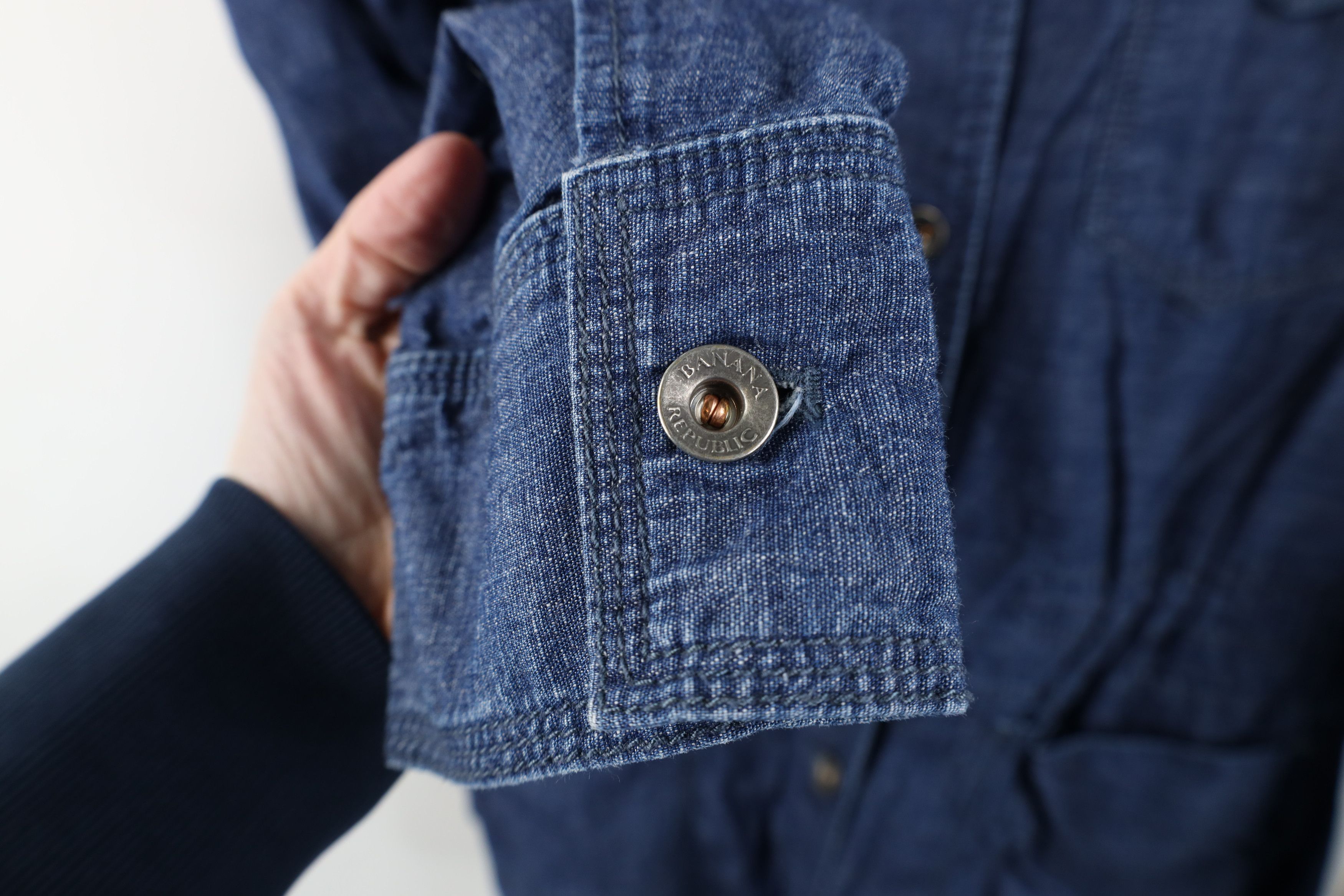 Banana Republic Vintage Y2K Banana Republic Button Shirt Jacket Jac Shirt Size XL / US 12-14 / IT 48-50 - 8 Thumbnail