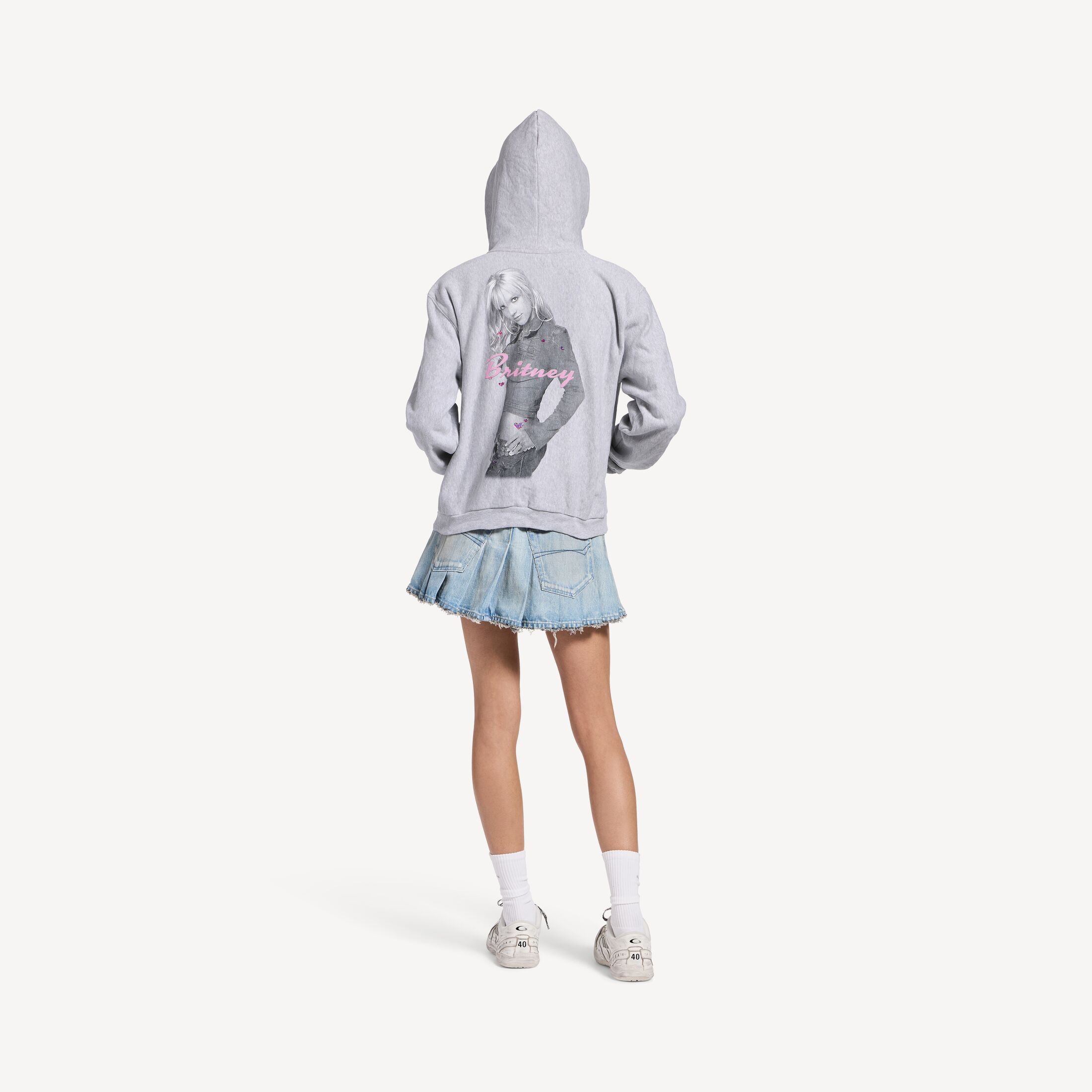 Balenciaga New Spring 26 Britney Spears Zip Up Hoodie (S) Size US S / EU 44-46 / 1 - 23 Thumbnail