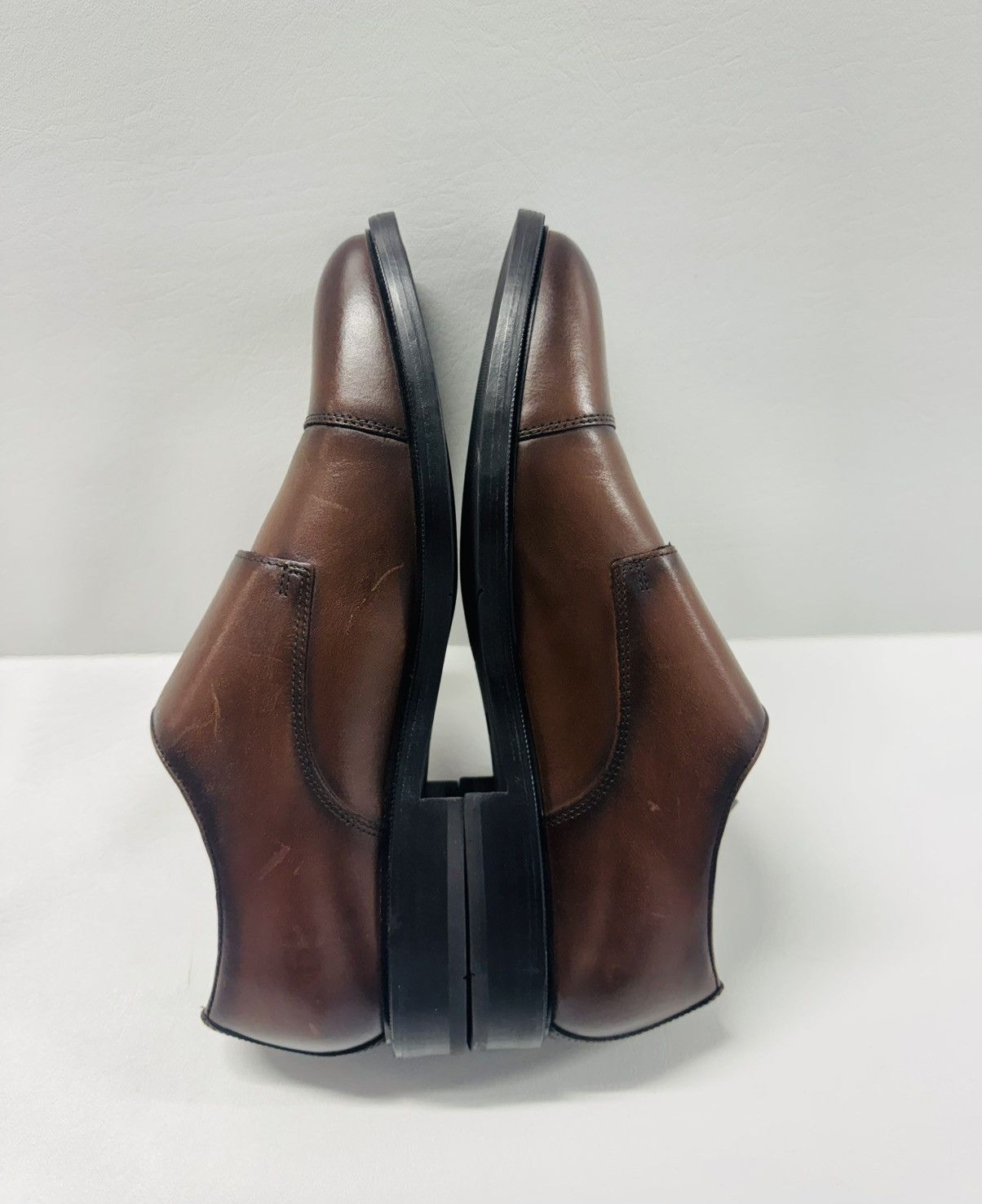 Zara Zara Leather Dress Shoe Brown Size US 11 / EU 44 - 3 Thumbnail