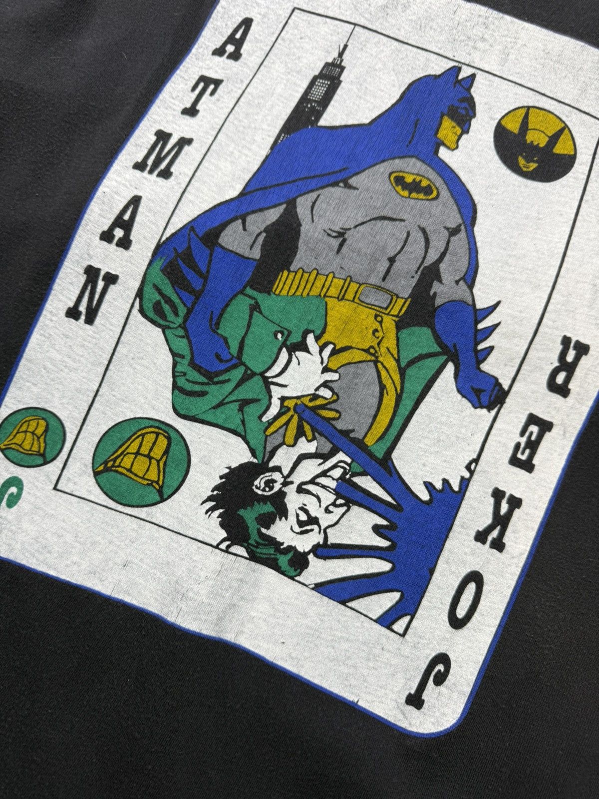 DC Comics Rare Vintage 1989 DC Batman Joker Single Stitch T Shirt Size US M / EU 48-50 / 2 - 8 Thumbnail