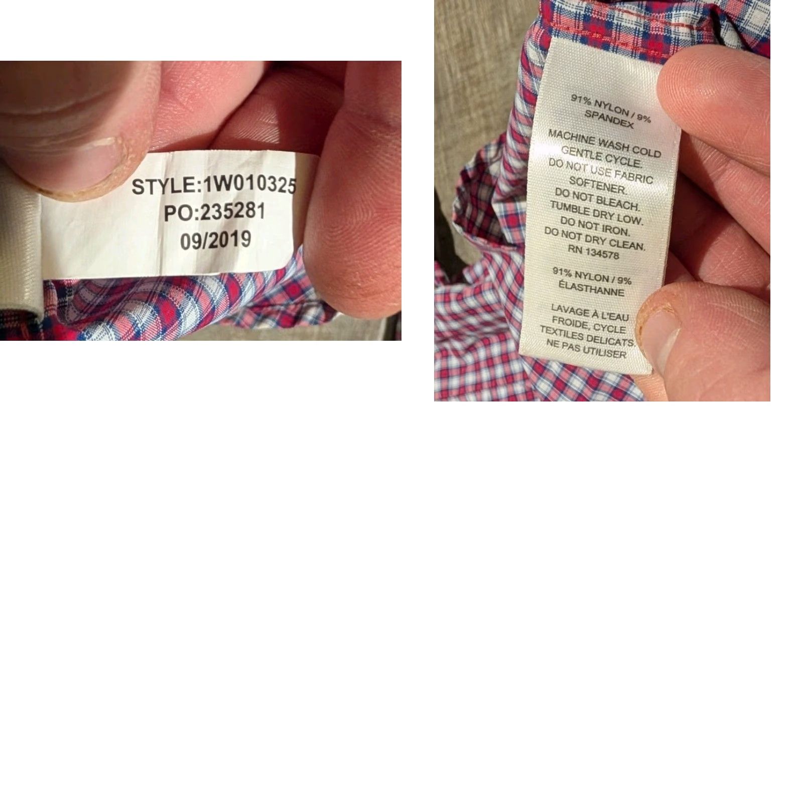 Vineyard Vines Vineyard Vines Tucker Shirt Mens S Slim Fit Long Sleeve Red White Gingham Button-Up Size US S / EU 44-46 / 1 - 9 Thumbnail