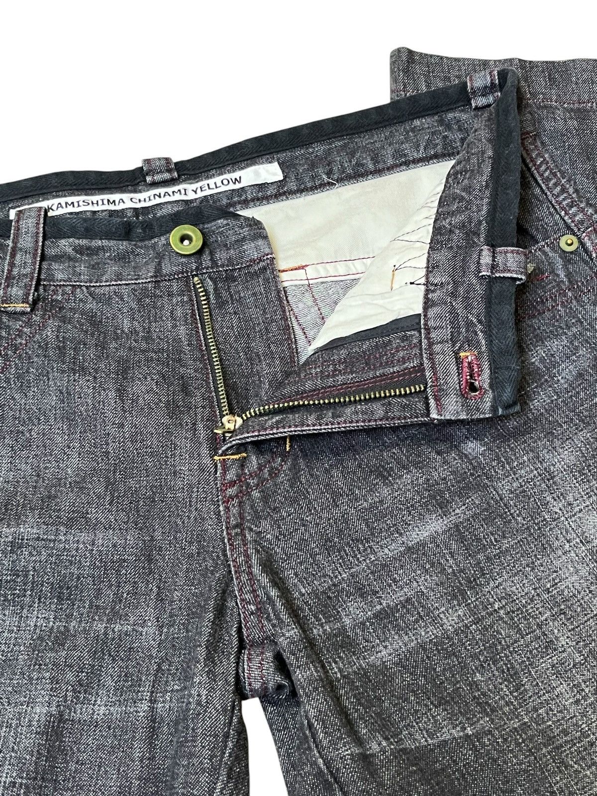 Japanese Brand JAPANESE BRAND KAMISHIMA CHINAMI YELLOW FLARED JEANS Size US 32 / EU 48 - 10 Thumbnail