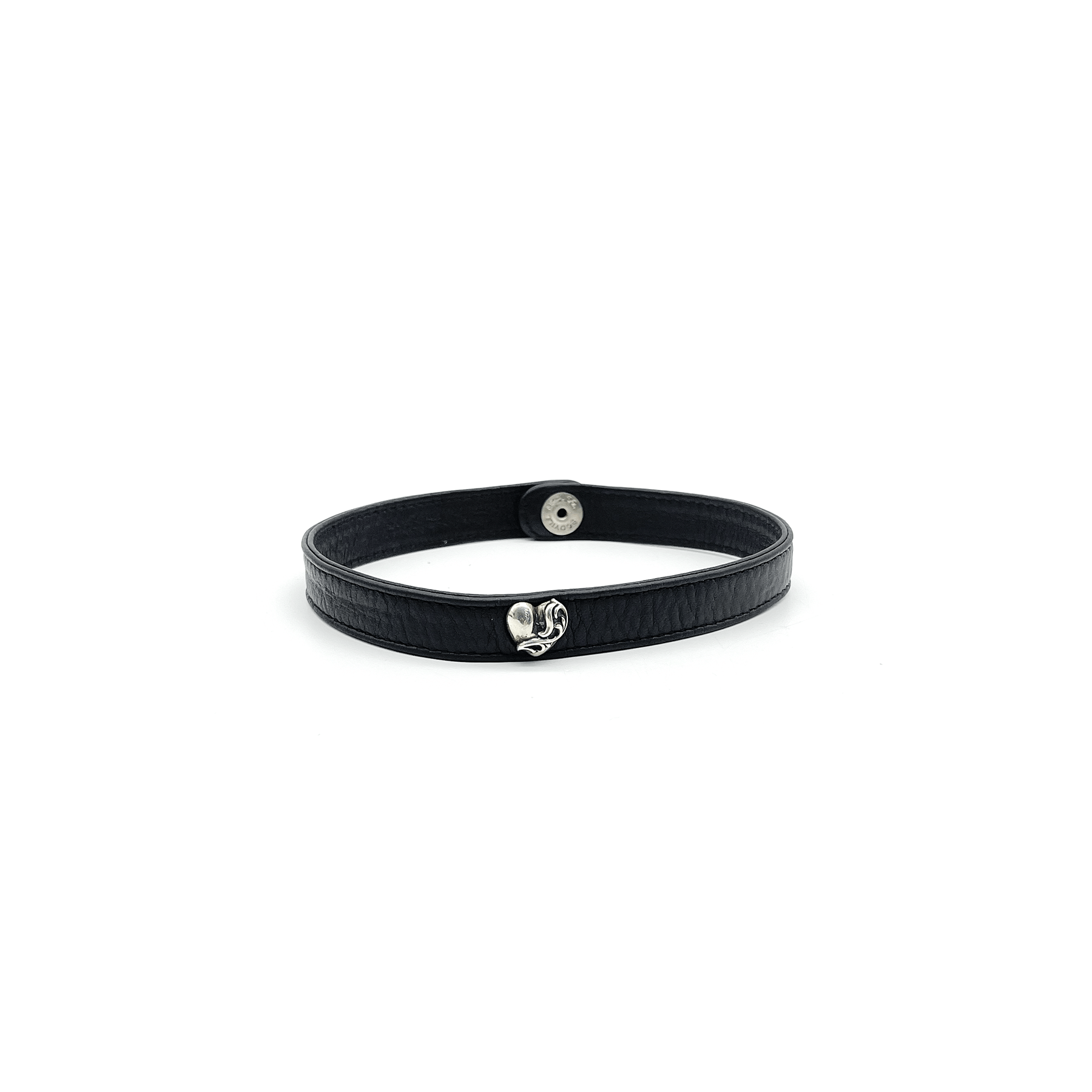 Chrome Hearts Chrome Hearts Vine Hearts Leather Choker Size ONE SIZE - 1 Thumbnail
