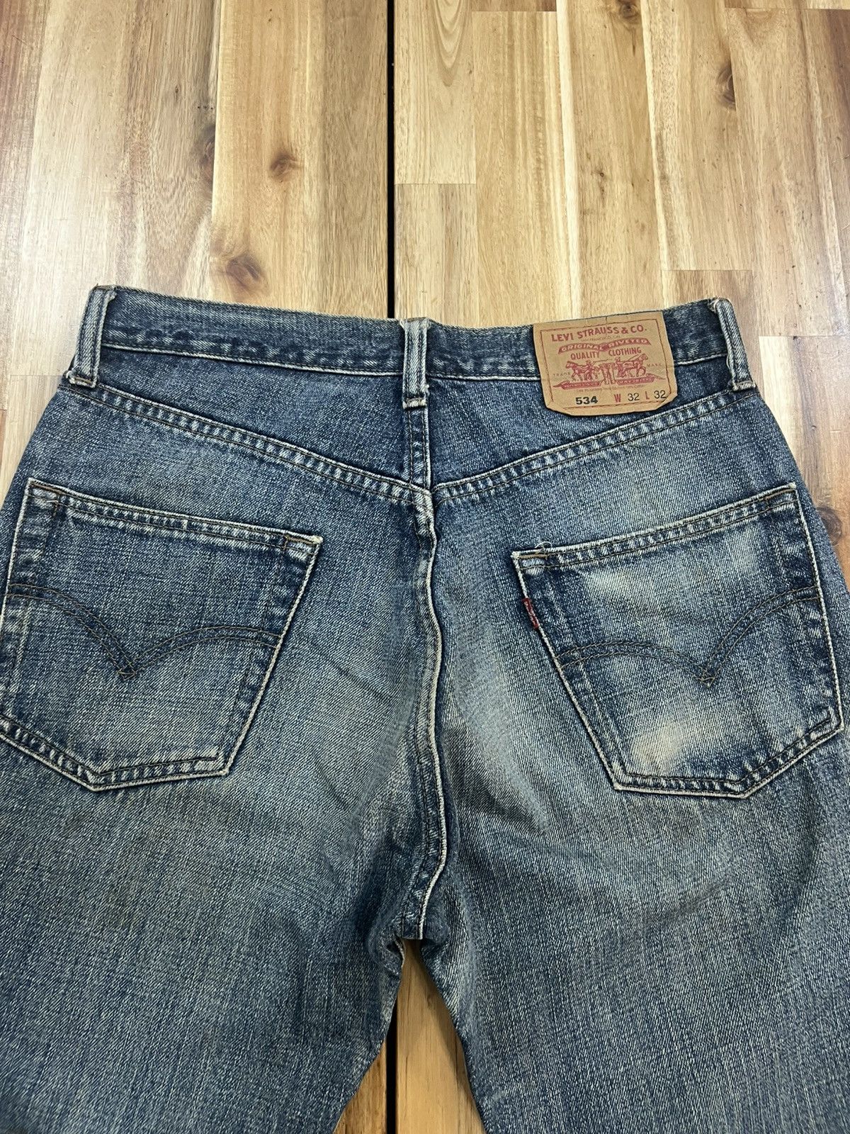 Levi's Vintage 90’s Levis 534 Custom Denim Jeans Size US 32 / EU 48 - 6 Thumbnail