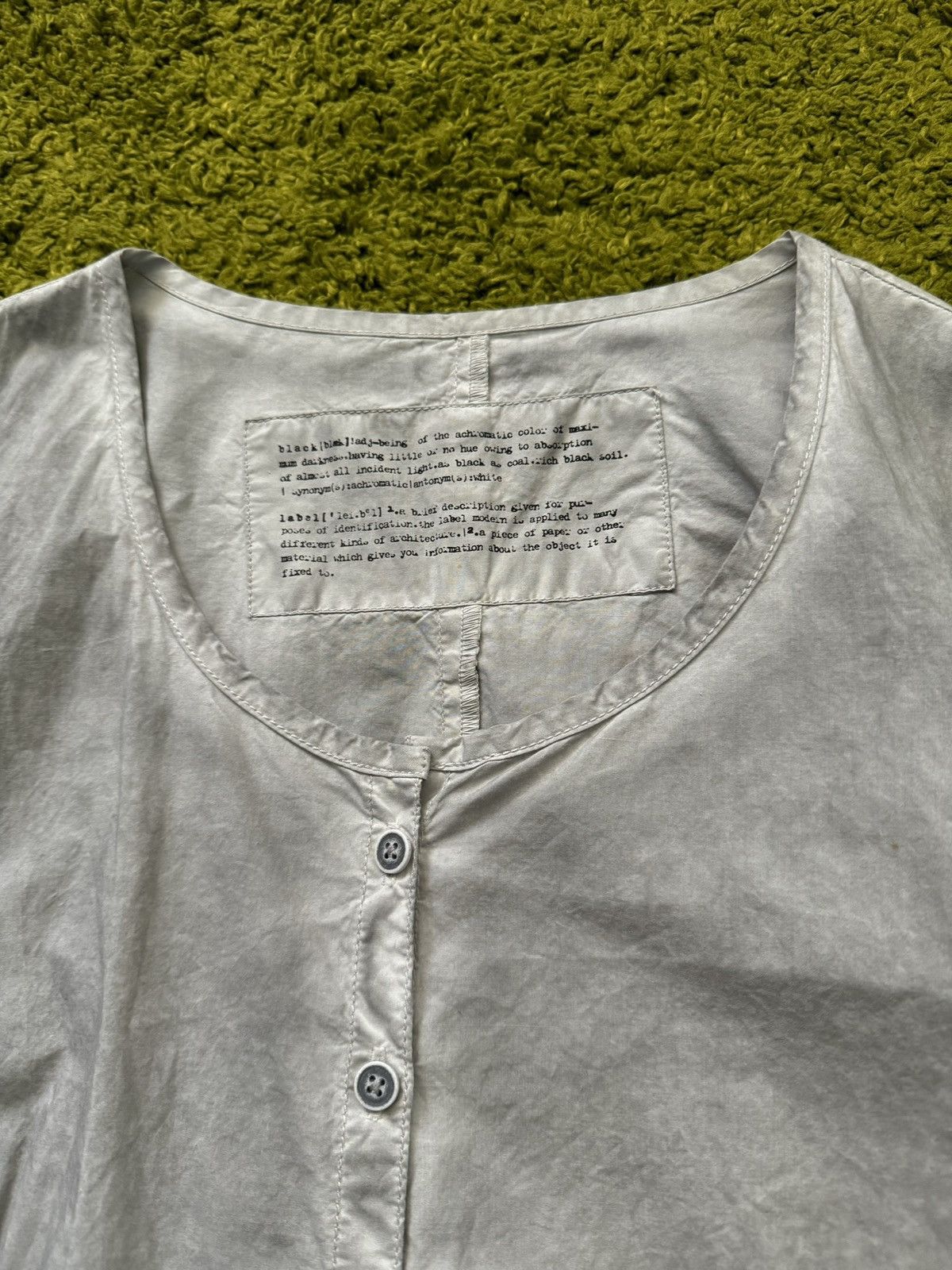 Designer × Rundholz Rundholz avant garde graphite washed dress tunic Size L / US 10 / IT 46 - 8 Thumbnail