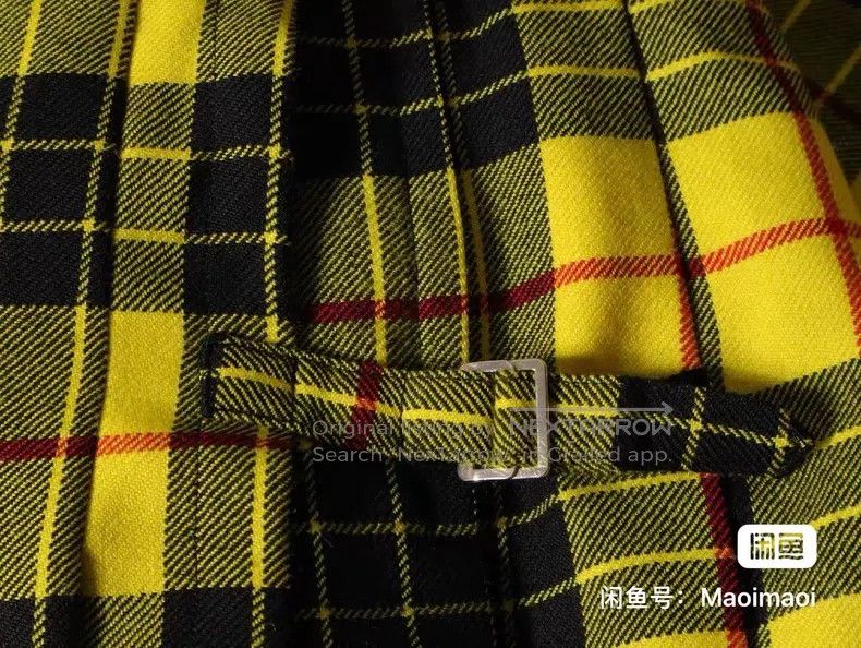 Comme des Garcons Comme Des Garcons size M Yellow pleated skirt with classic Size 23" - 6 Thumbnail