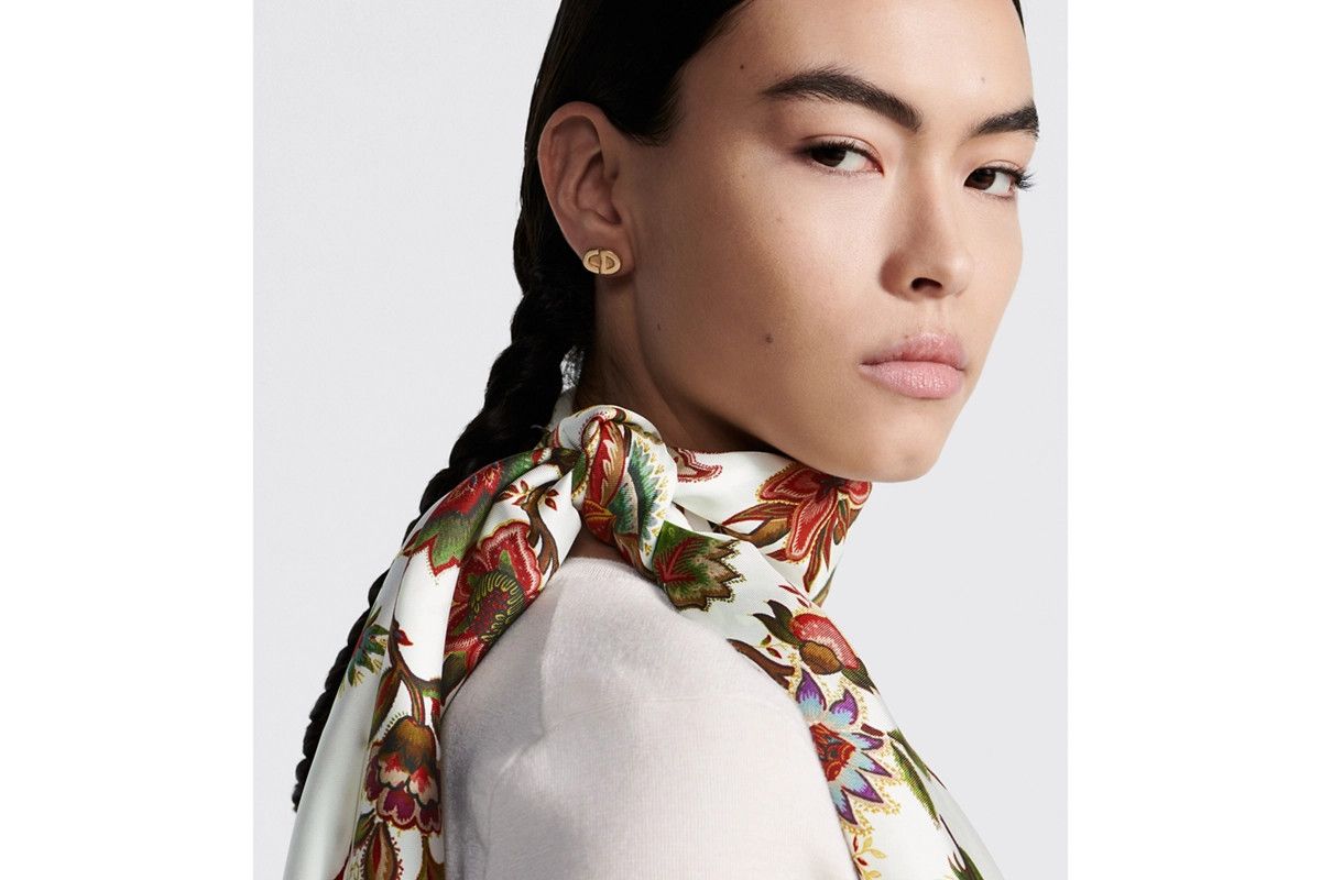 Dior o1bcso1str0226 Size:OS/Vita 90 Square Scarf in Multicolor Size ONE SIZE - 6 Thumbnail