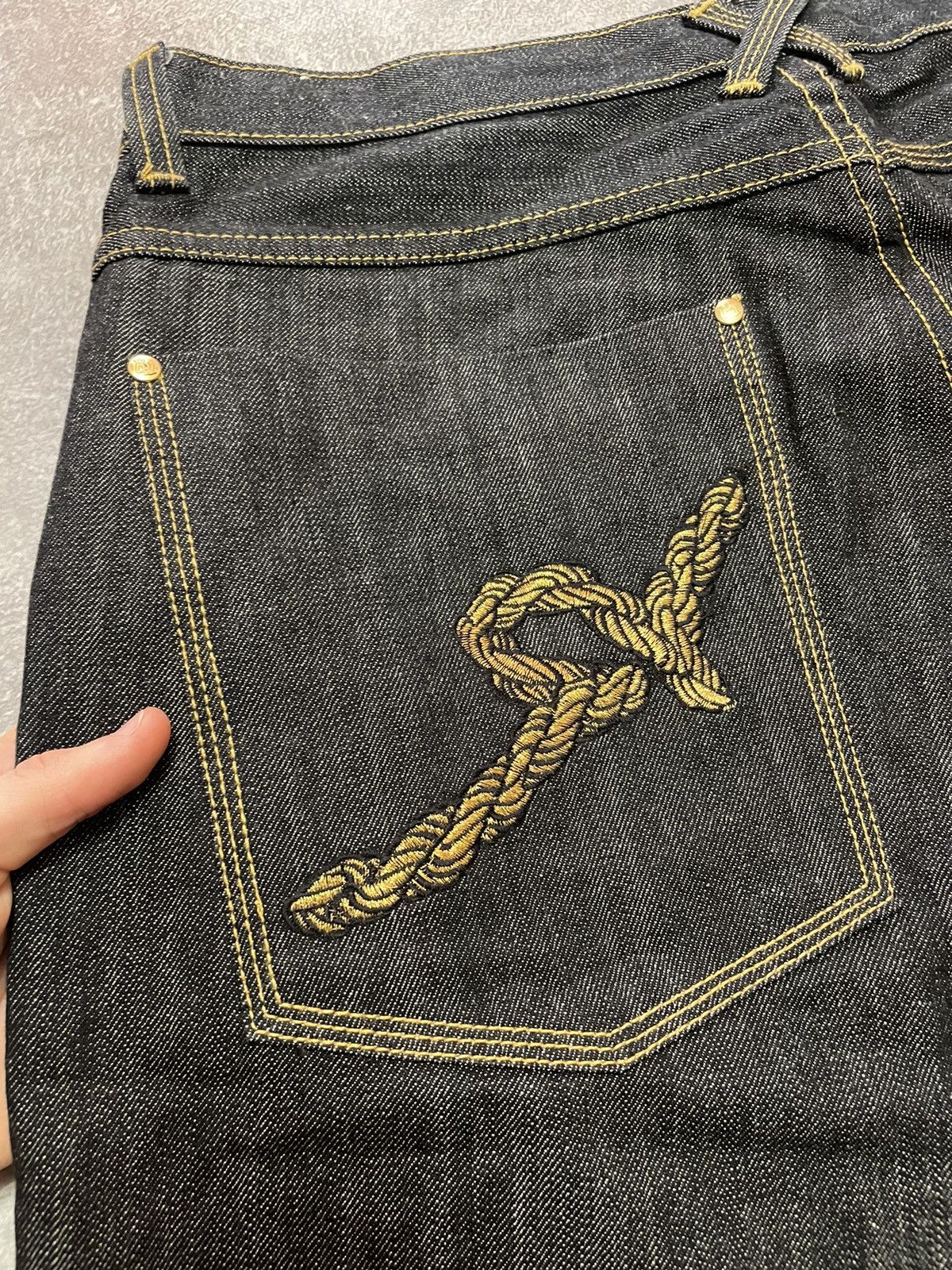 Rocawear × Vintage Vintage Rocawear Rap Jeans Shorts Size US 38 / EU 54 - 4 Thumbnail